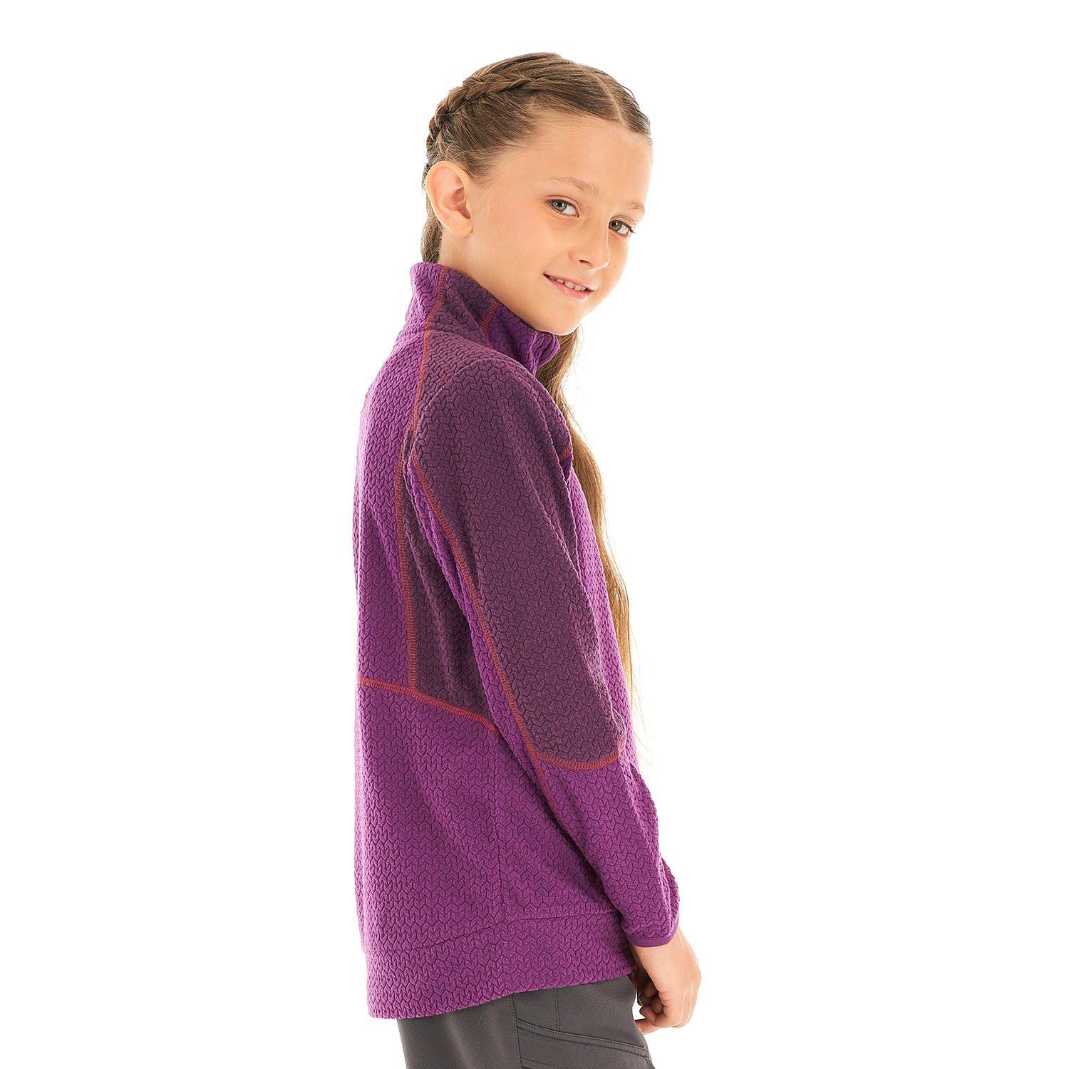 Poleron Niña Saltamontes Nano-F 14 Zip Purpura Claro Lippi-3