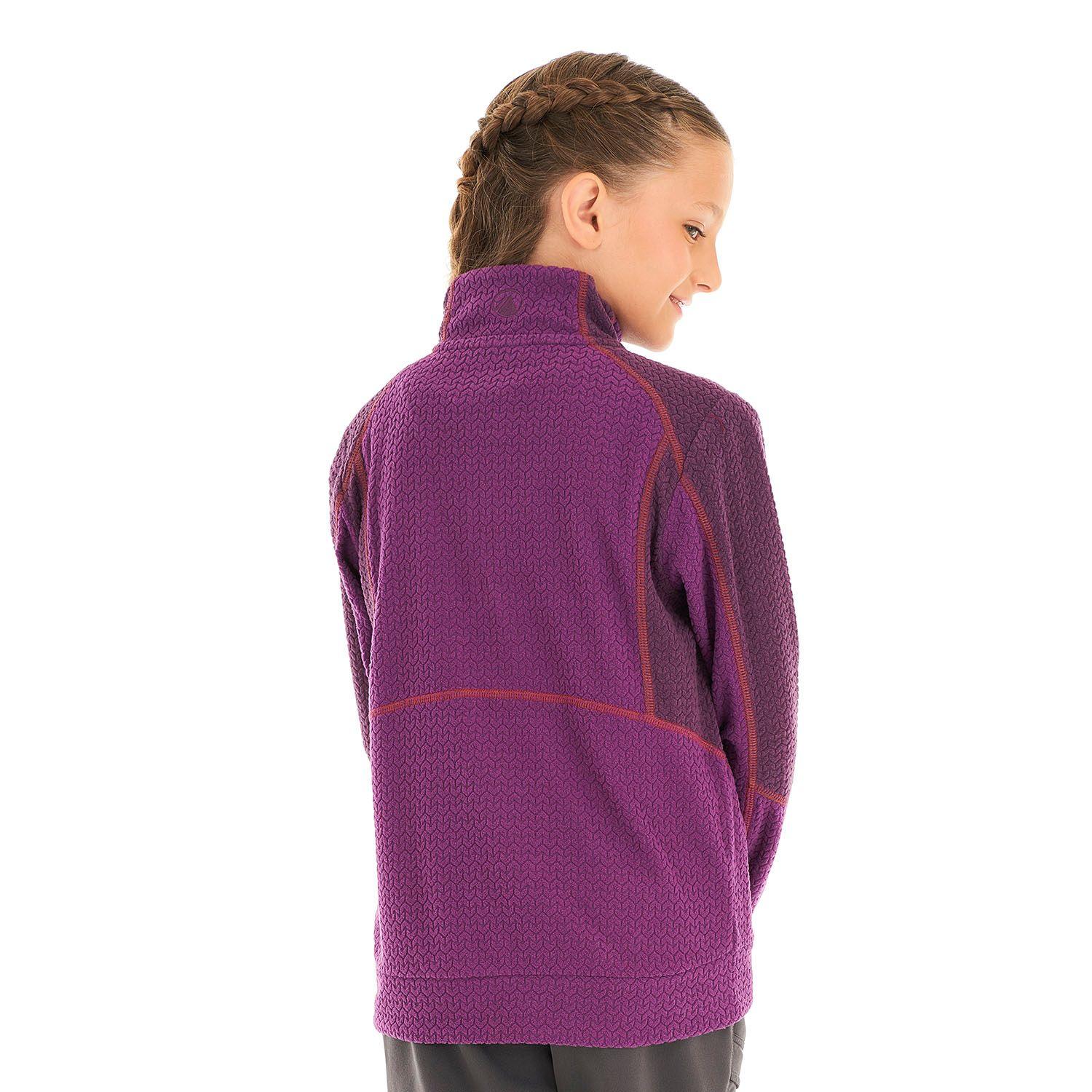 Poleron Niña Saltamontes Nano-F 14 Zip Purpura Claro Lippi-4