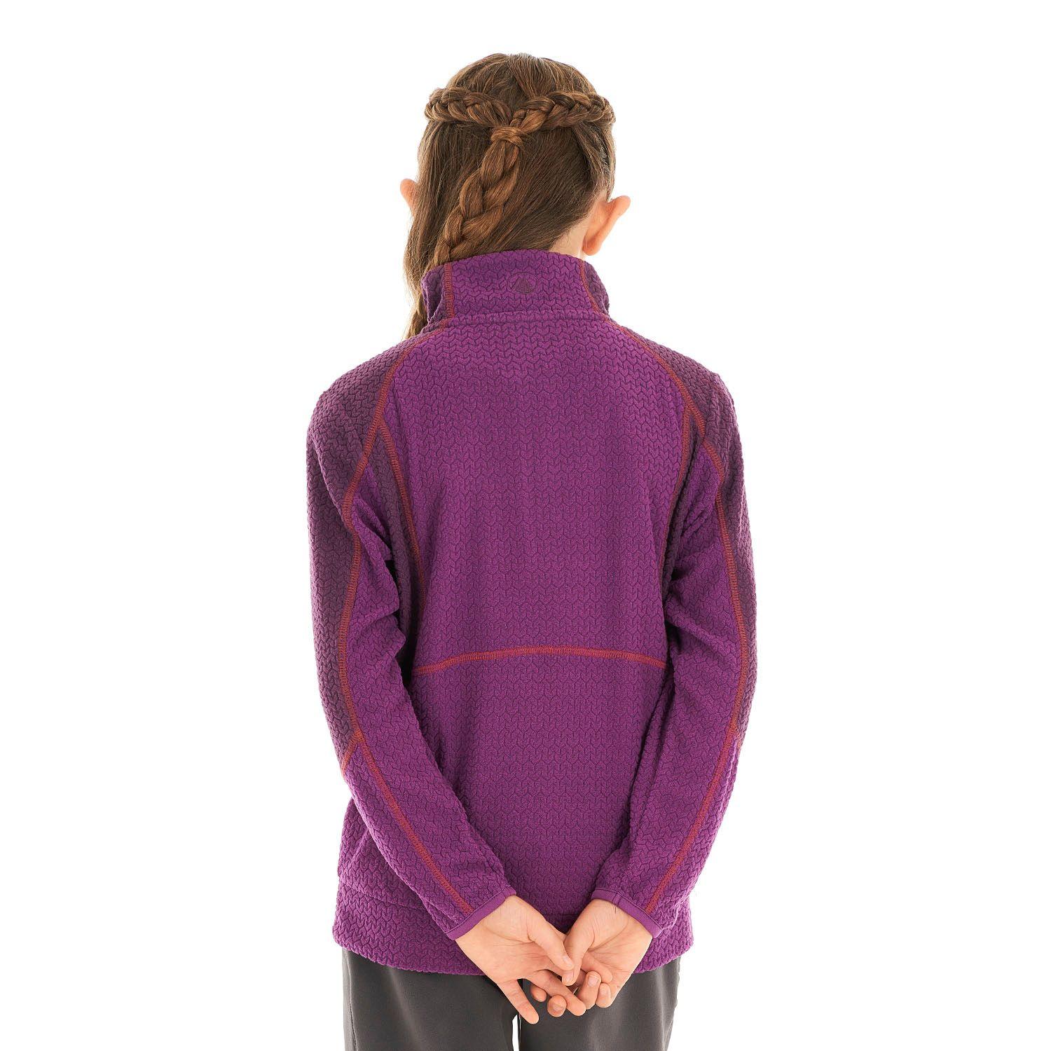 Poleron Niña Saltamontes Nano-F 14 Zip Purpura Claro Lippi-5