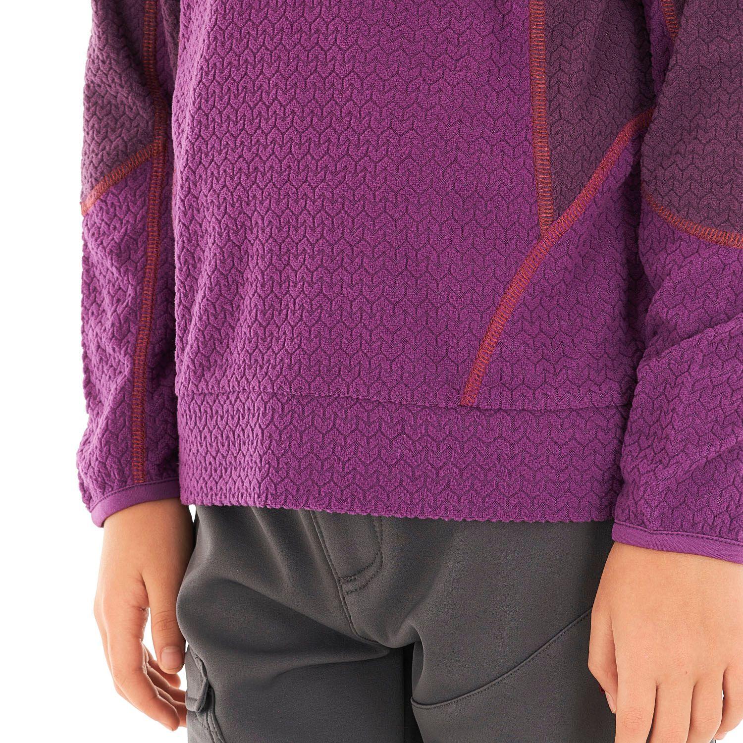 Poleron Niña Saltamontes Nano-F 14 Zip Purpura Claro Lippi-7