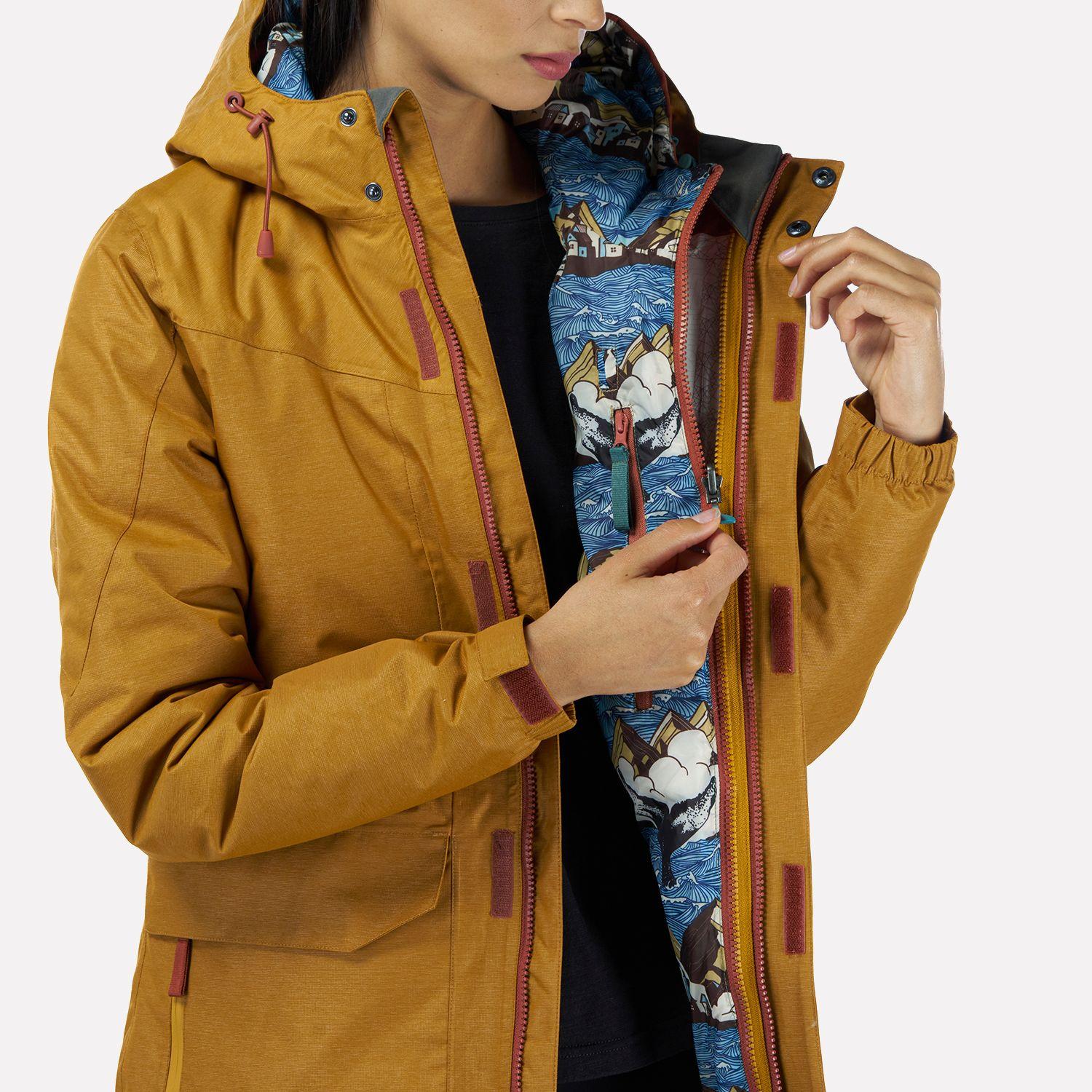 Chaqueta Mujer Perro Guapo Amarillo Haka Honu I22-5