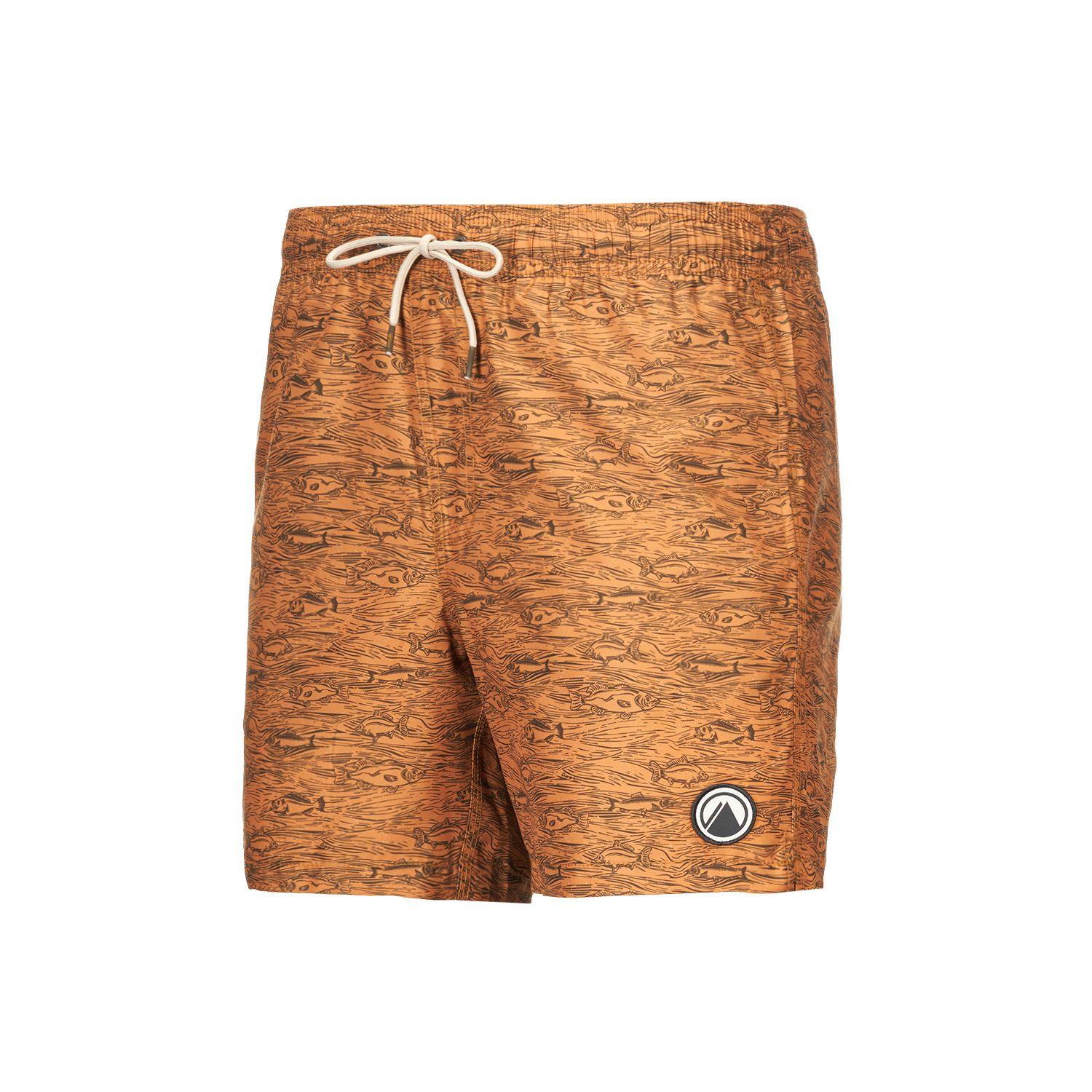Short Hombre Aqua Swimwear Print mostaza Lippi-0