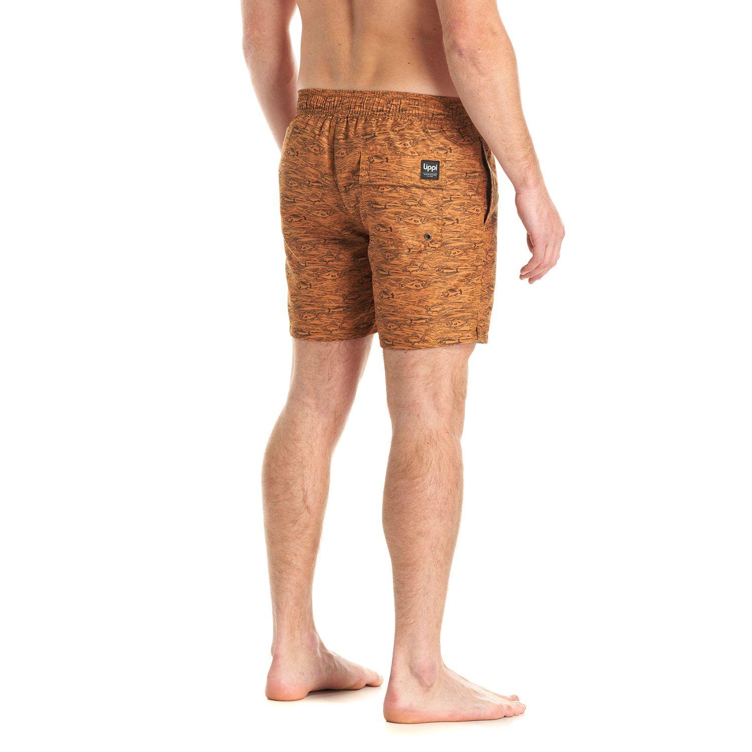Short Hombre Aqua Swimwear Print mostaza Lippi-4