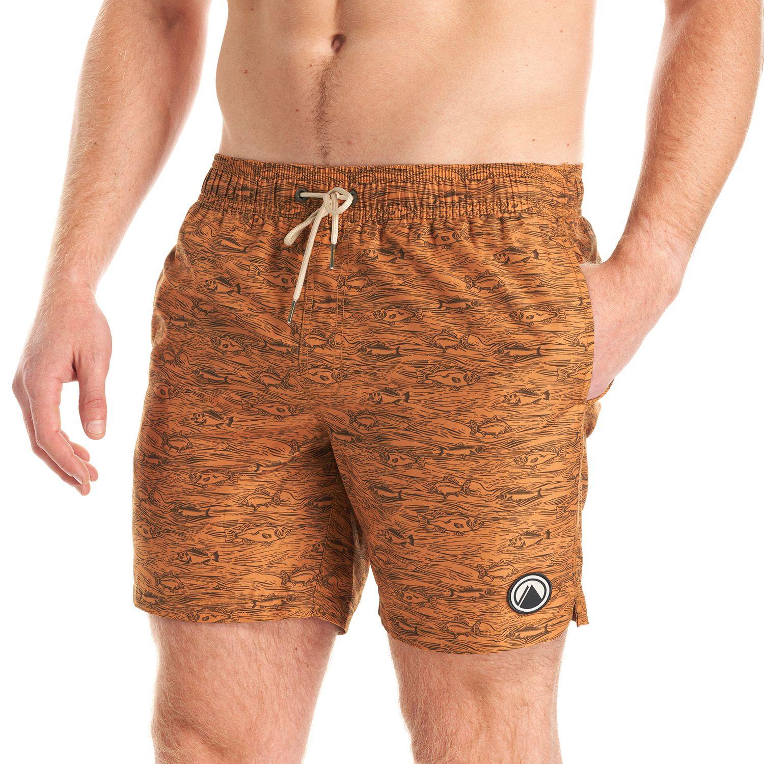 Short Hombre Aqua Swimwear Print mostaza Lippi-7