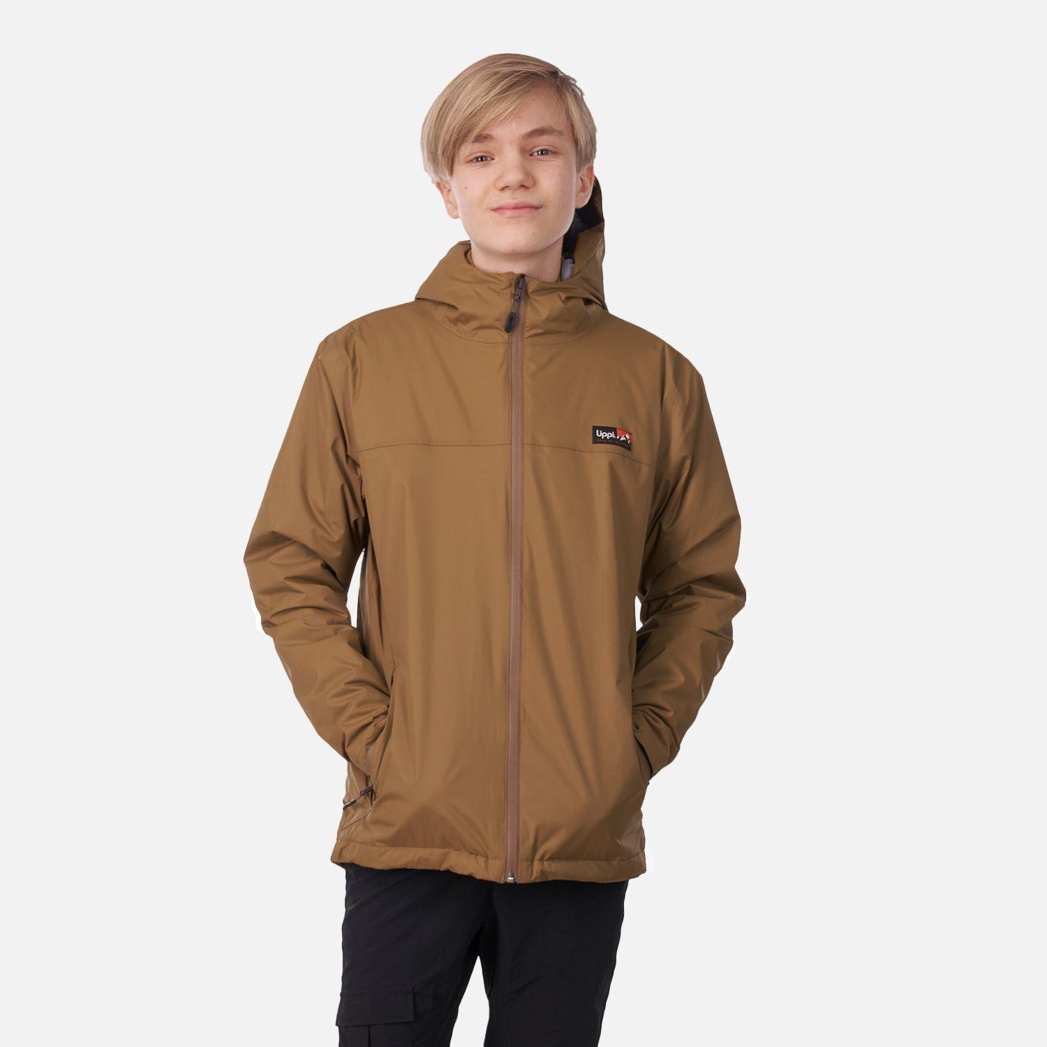 Chaqueta Teen Boy Cold Place B-Dry Hoody Jacket Café Pardo Lippi-1