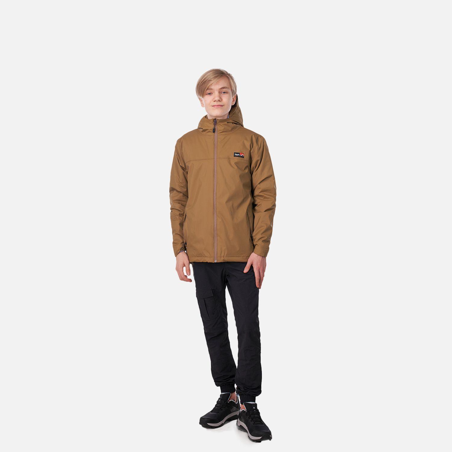 Chaqueta Teen Boy Cold Place B-Dry Hoody Jacket Café Pardo Lippi-5