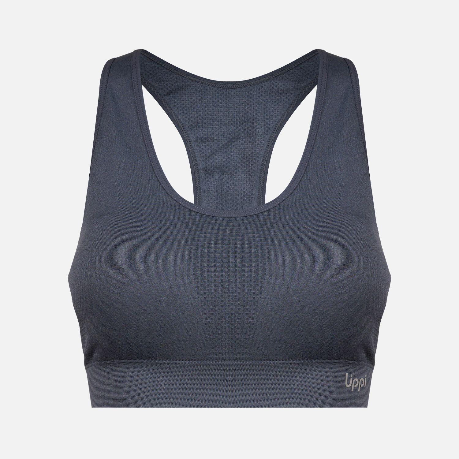 Peto Mujer In-Motion Stripes Bra Azul Noche Lippi-0