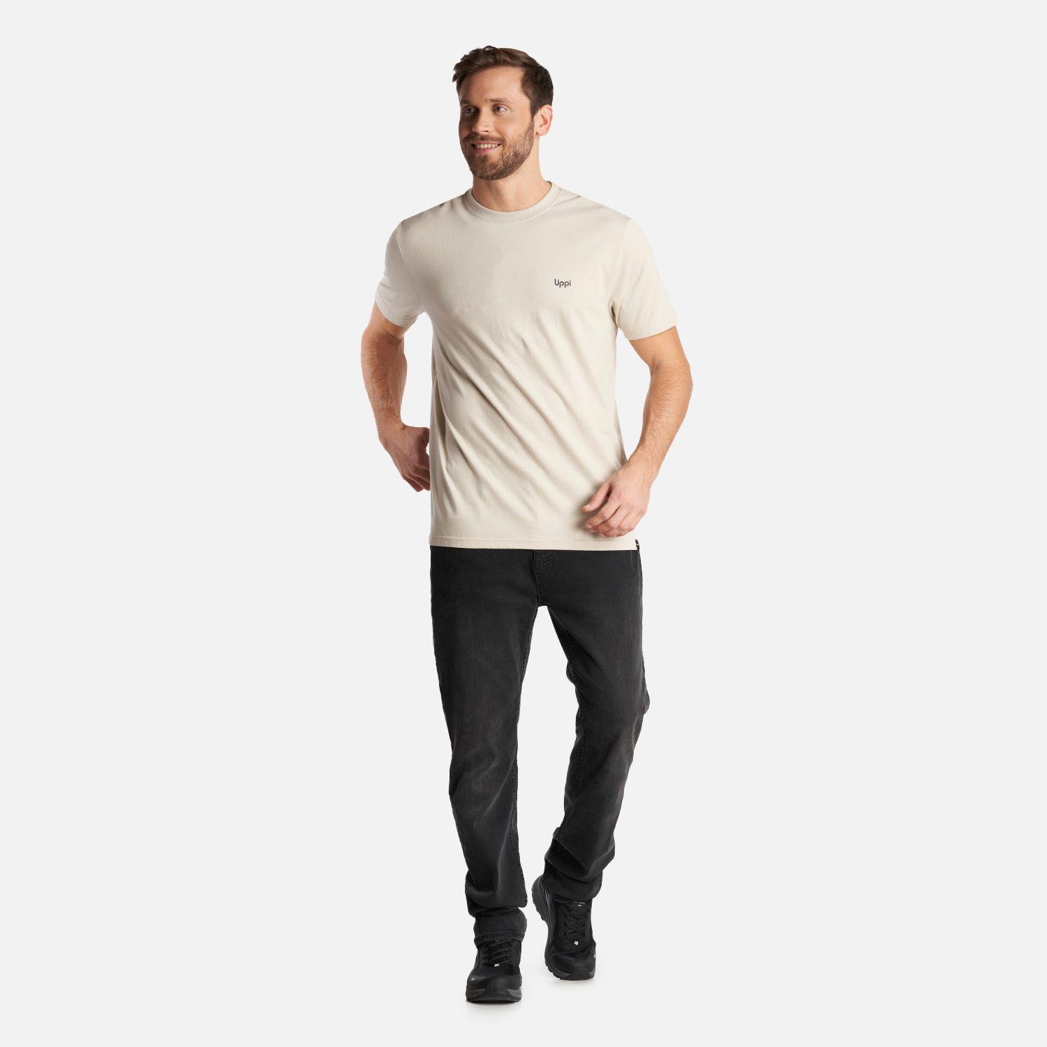 Polera Hombre Travel Fox T-Shirt Crema Lippi-5