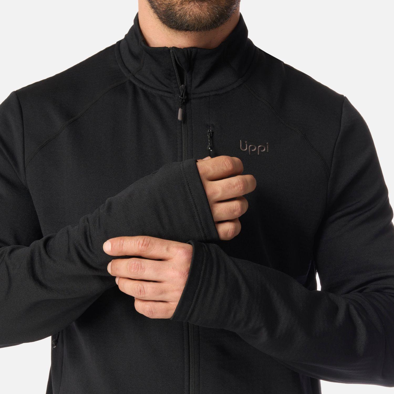 Polerón Hombre Viedma 1000 Nano-F Full Zip Negro Lippi-4