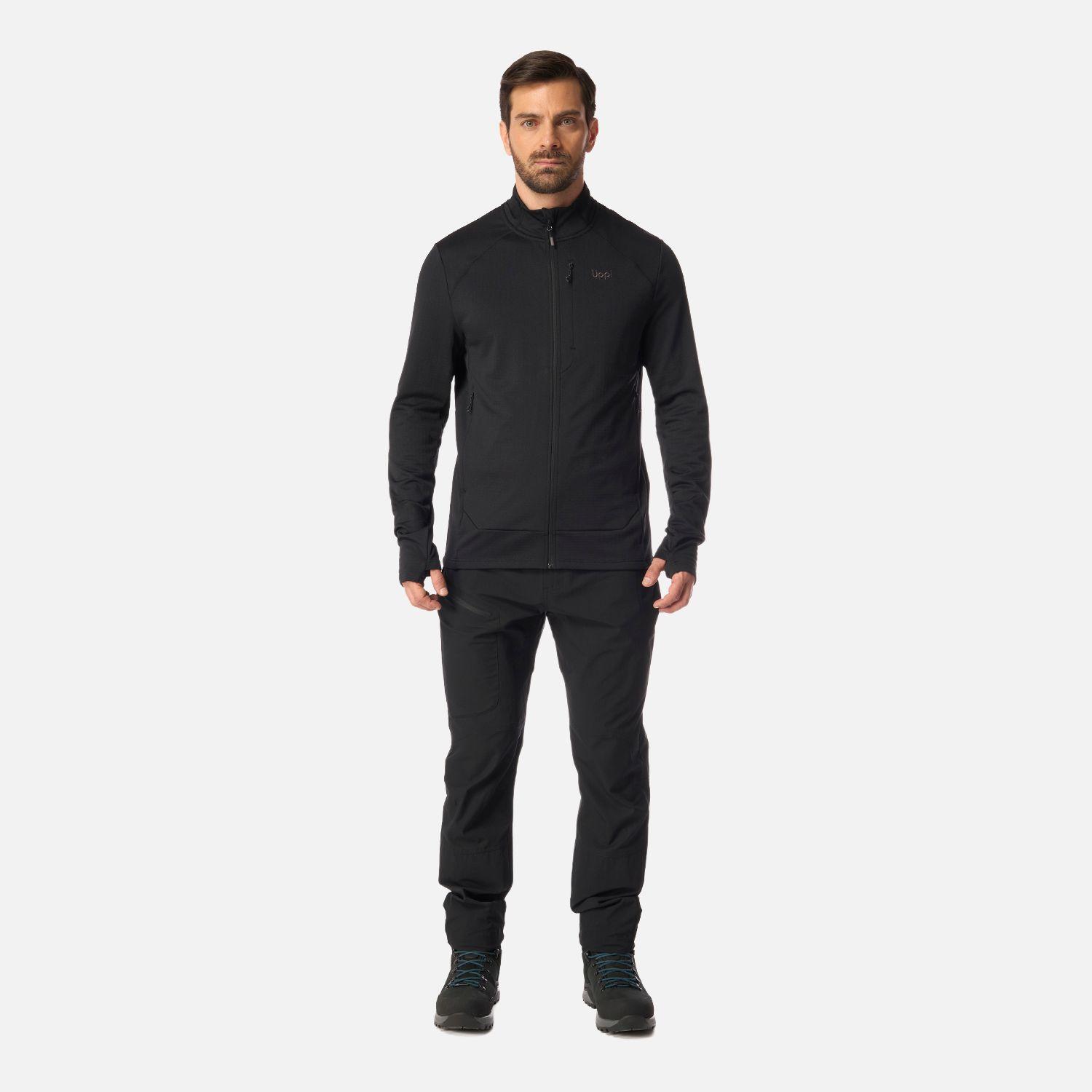 Polerón Hombre Viedma 1000 Nano-F Full Zip Negro Lippi-6