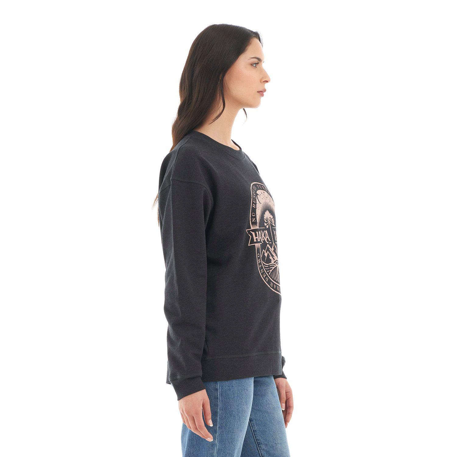 Poleron Mujer Peliculyon Negro Haka Honu V22-3