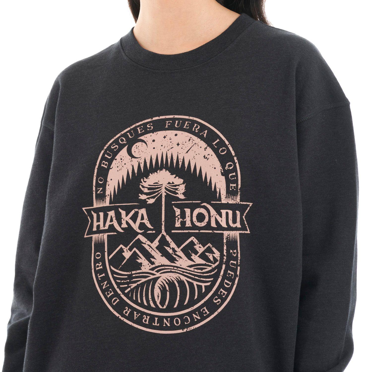 Poleron Mujer Peliculyon Negro Haka Honu V22-6