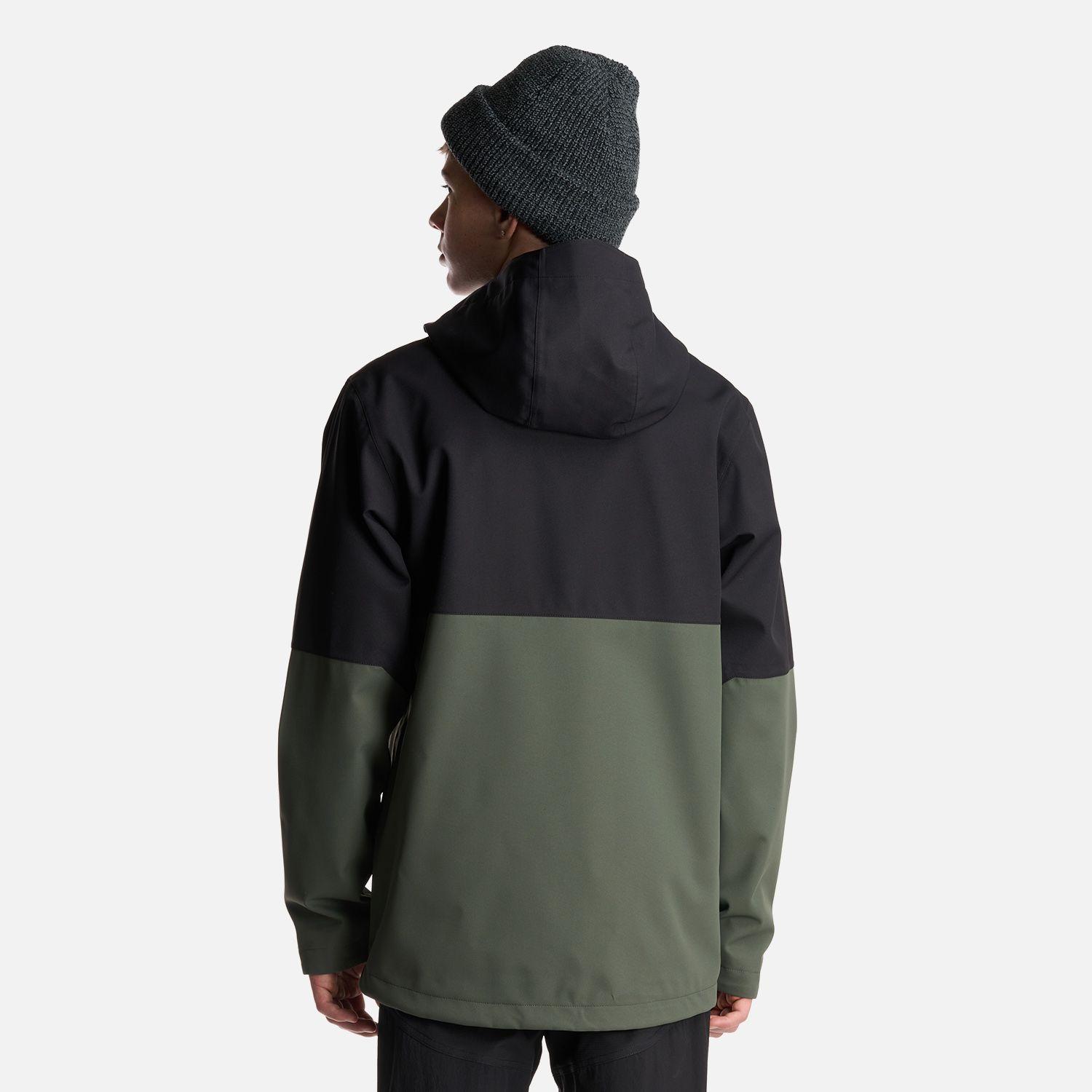 Chaqueta Teen Boy Massif B-Dry Hoody Jacket Verde Militar Lippi-3