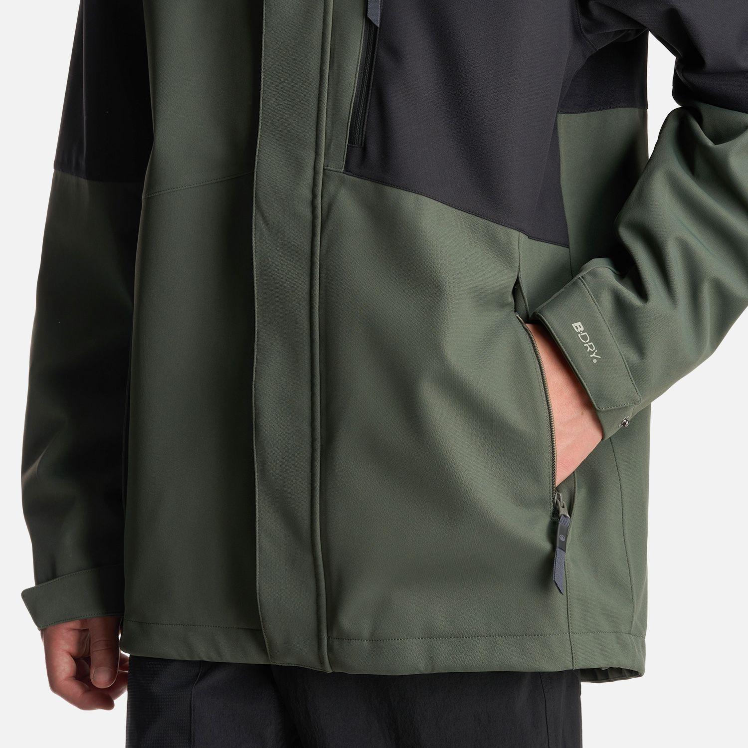 Chaqueta Teen Boy Massif B-Dry Hoody Jacket Verde Militar Lippi-5