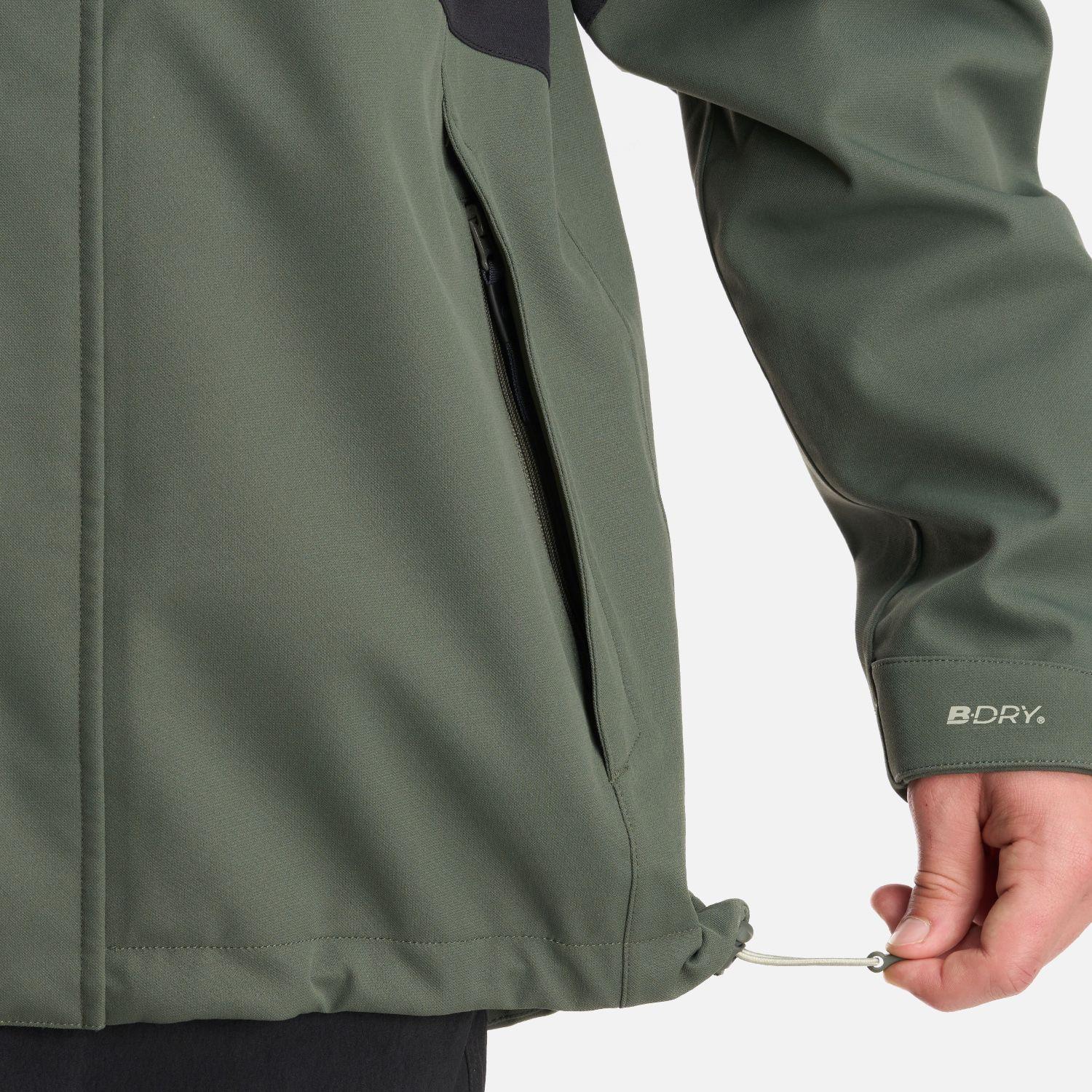 Chaqueta Teen Boy Massif B-Dry Hoody Jacket Verde Militar Lippi-6