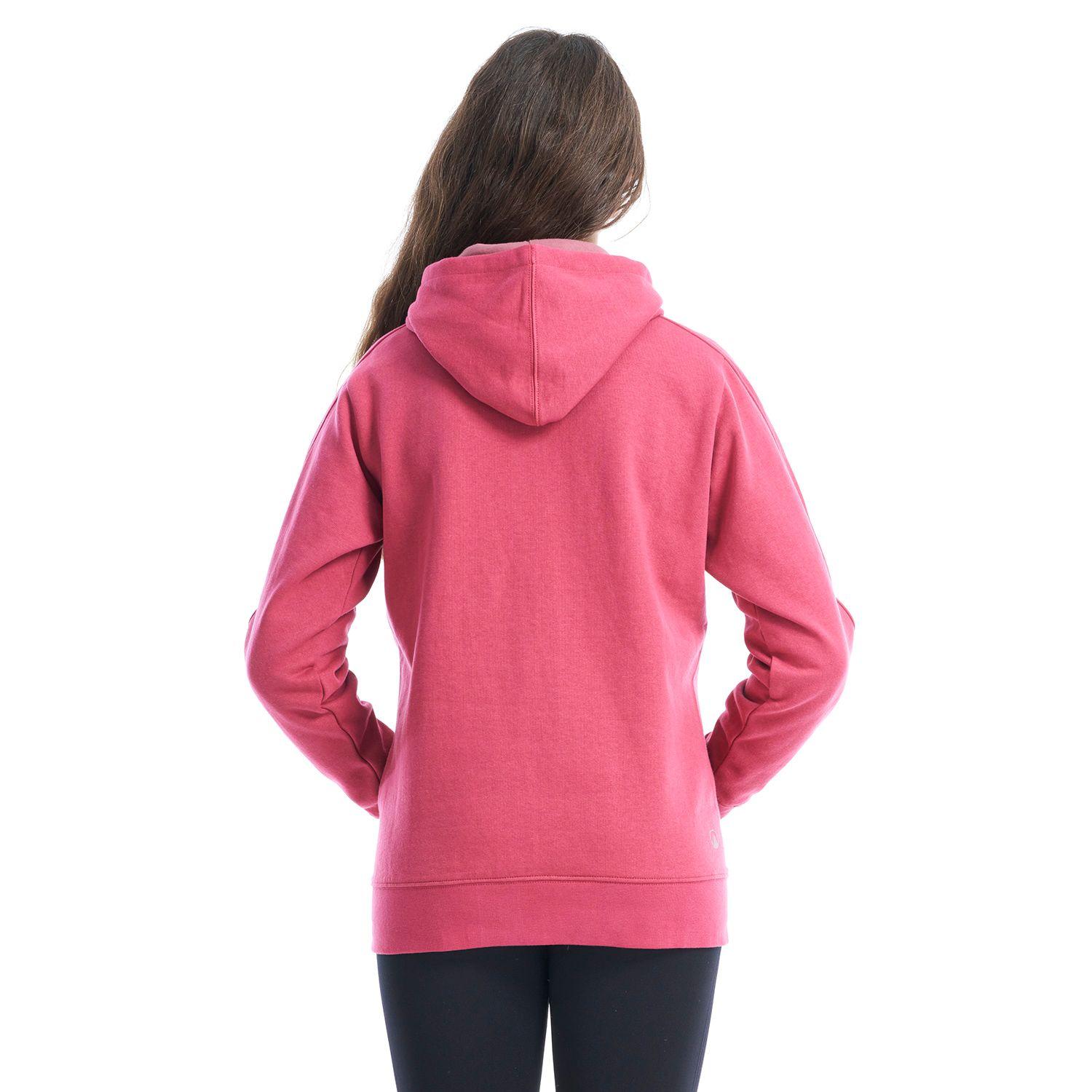 Poleron Teen Girl Insigne Hoody Sweatshirt Rosa Oscuro Lippi-3