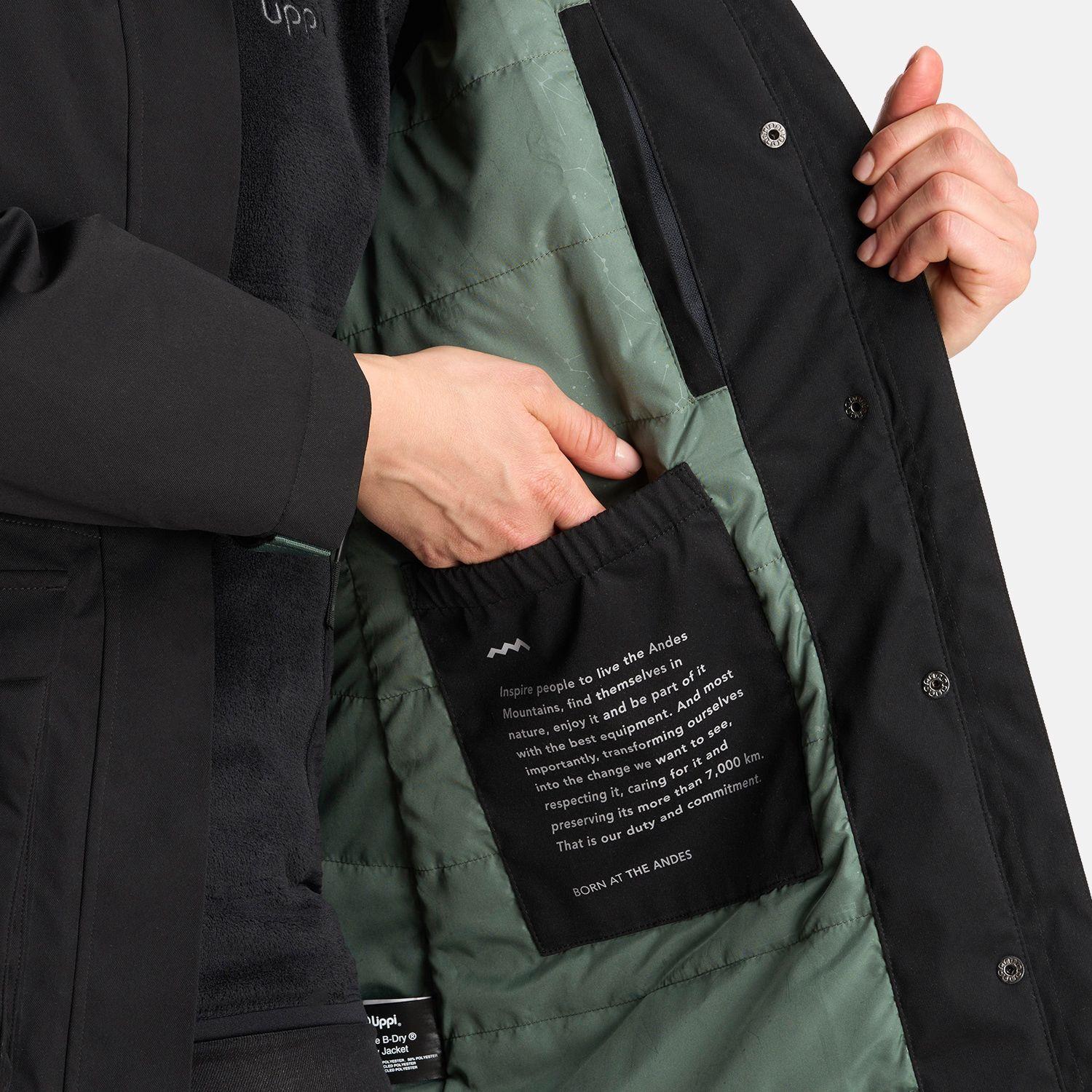 Chaqueta Mujer Day Break B-Dry Jacket Negro Negro Lippi-9