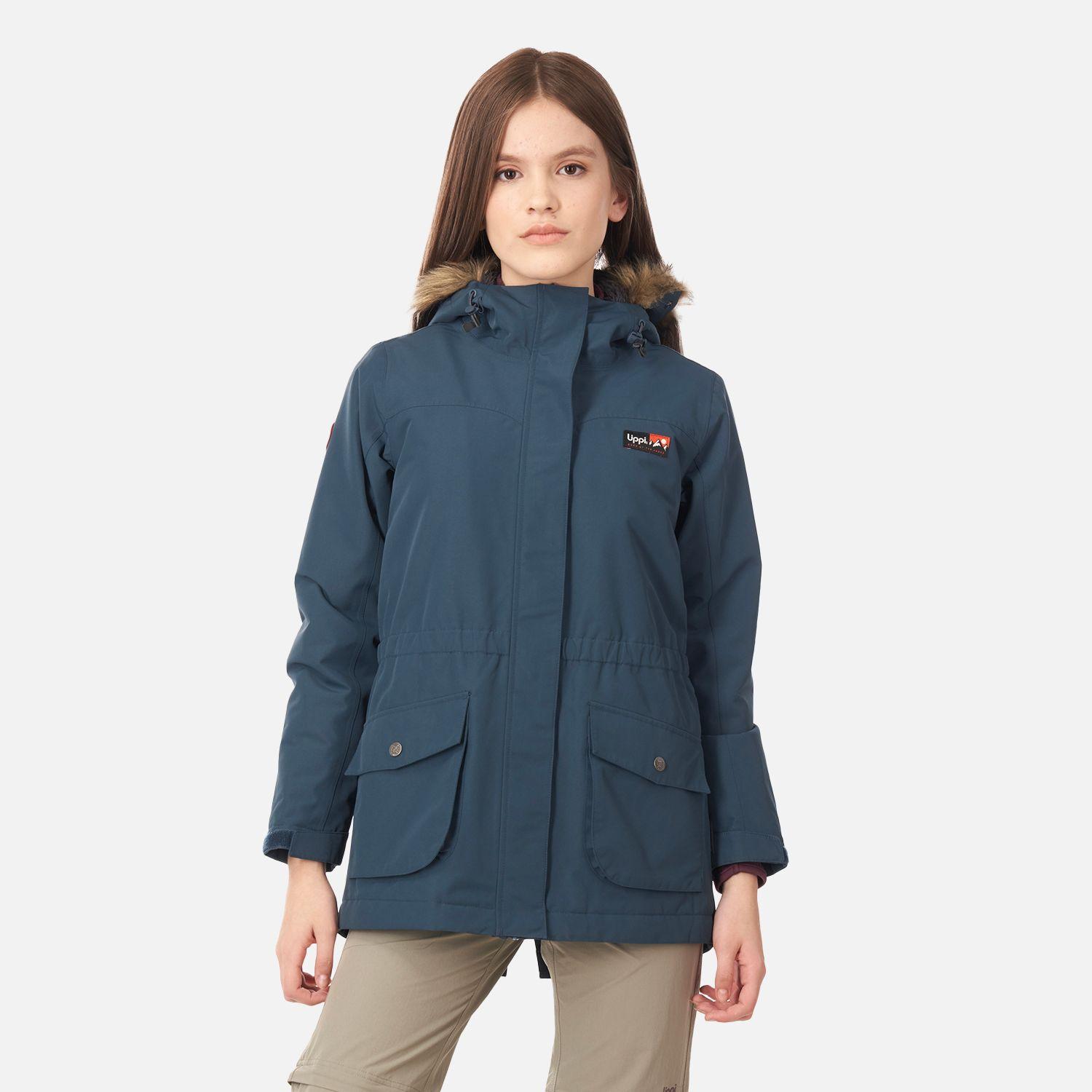 Chaqueta Teen Girl Roble B-Dry Hoody Jacket Azul Oscuro Lippi-1