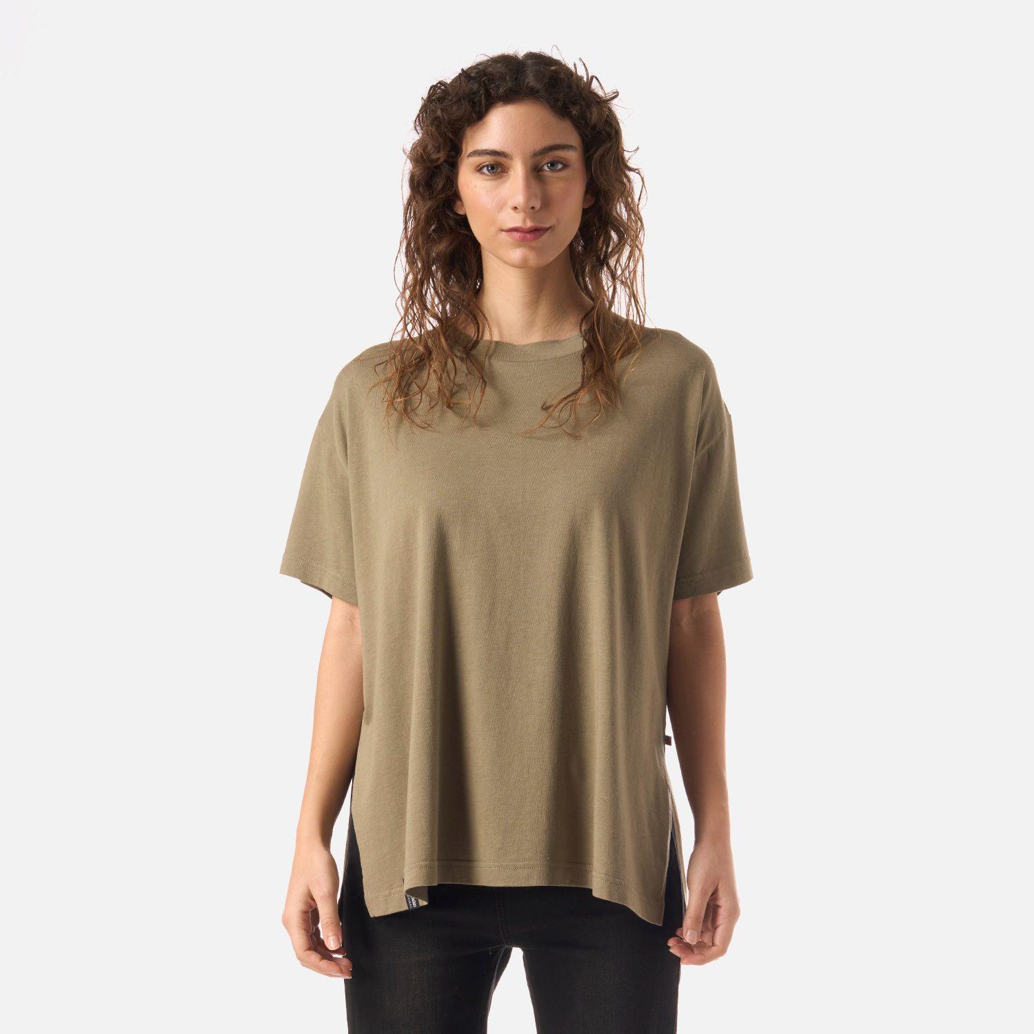 Polera Mujer Mamboo Verde Oliva Haka Honu V26-0