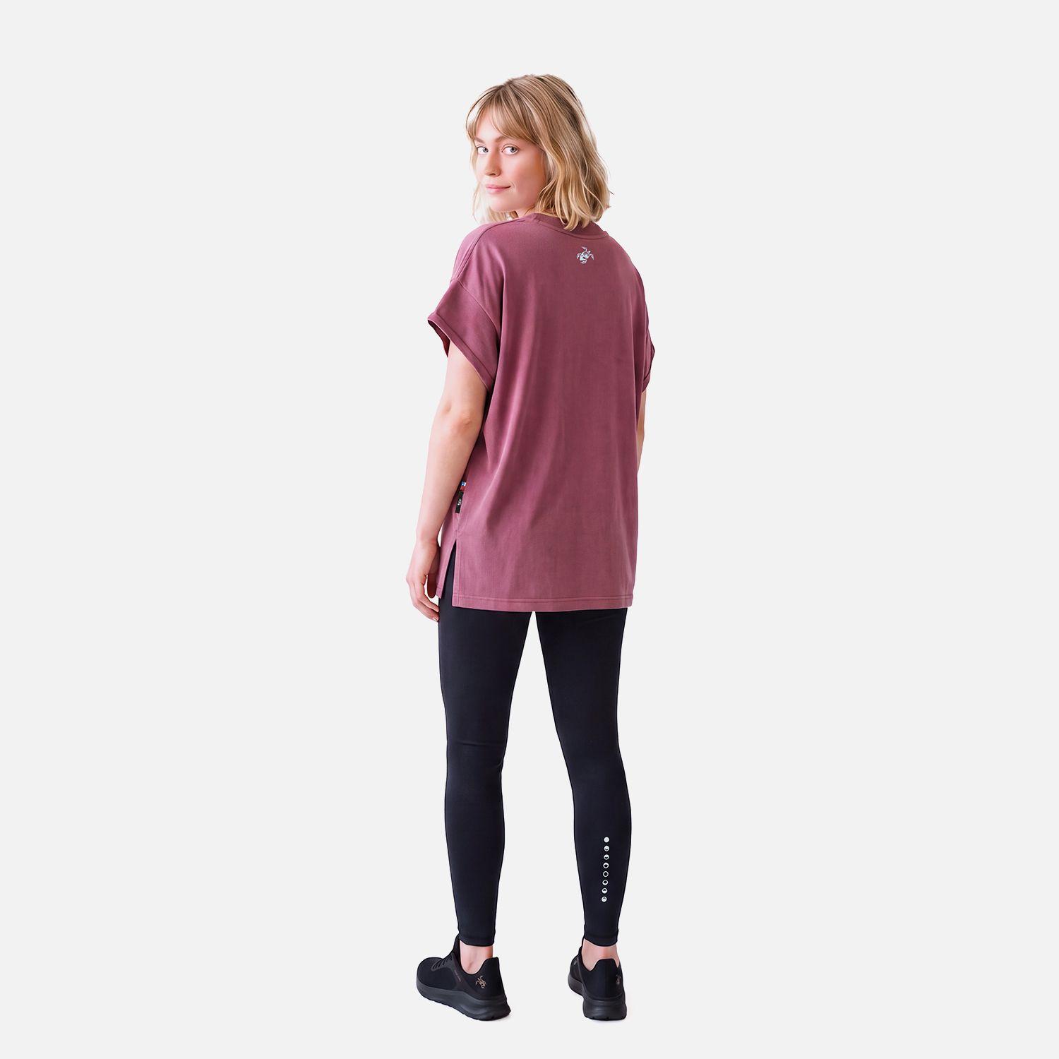 Polera Mujer Garza Burdeo Haka Honu V27-4