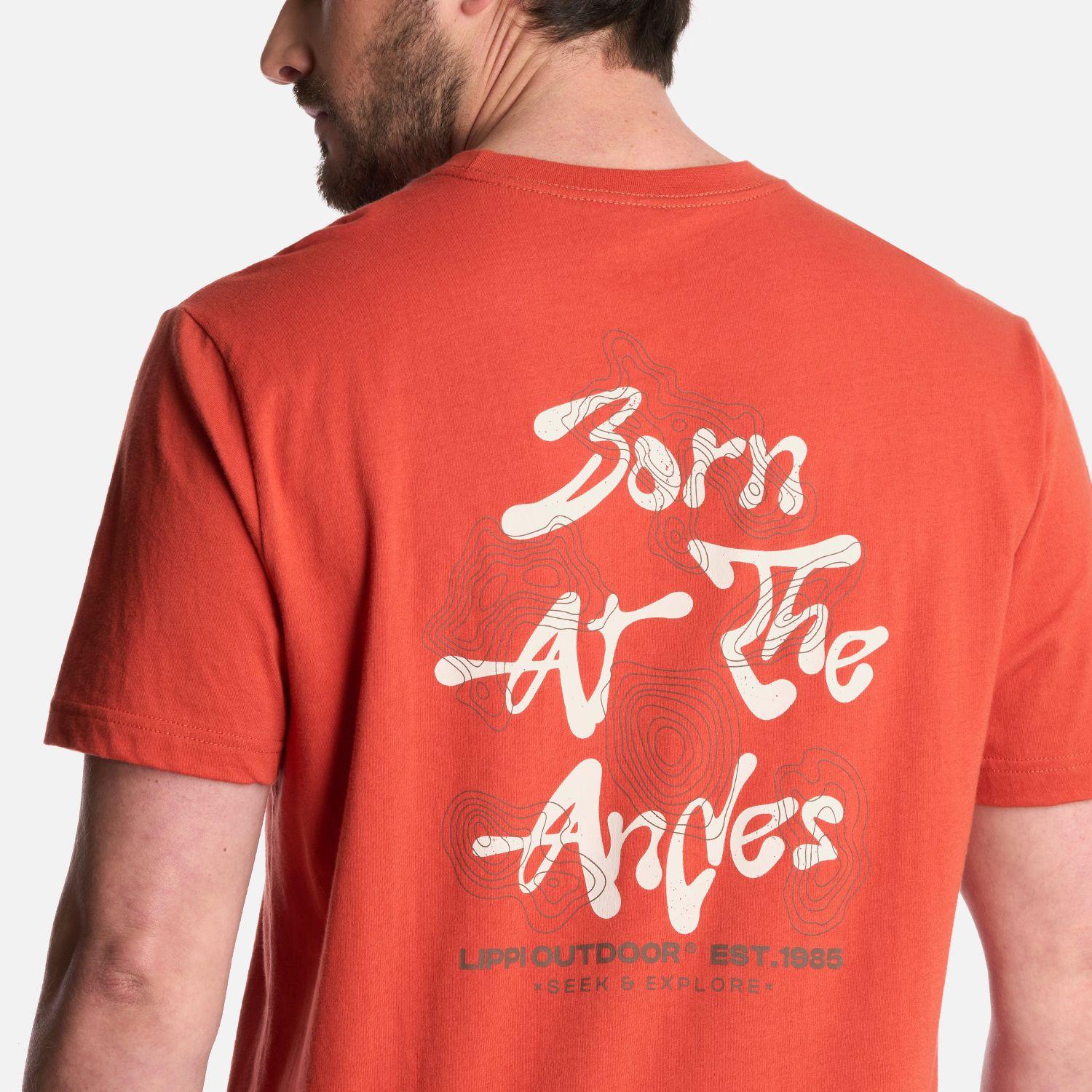 Polera Hombre Explore T-Shirt Terracota Lippi-3