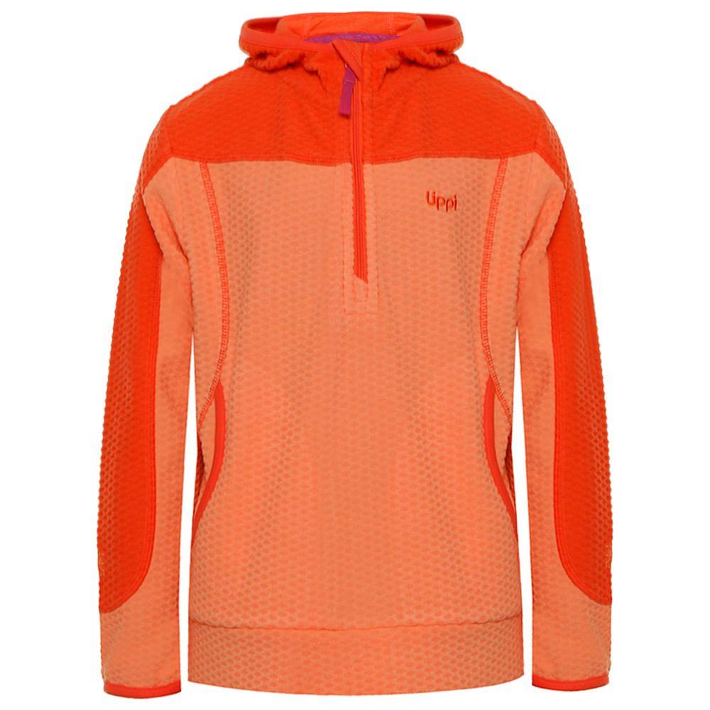 Poleron Niña Saltamontes Nano-F 1/4 Zip Hoody Damasco / Salmon Lippi-0