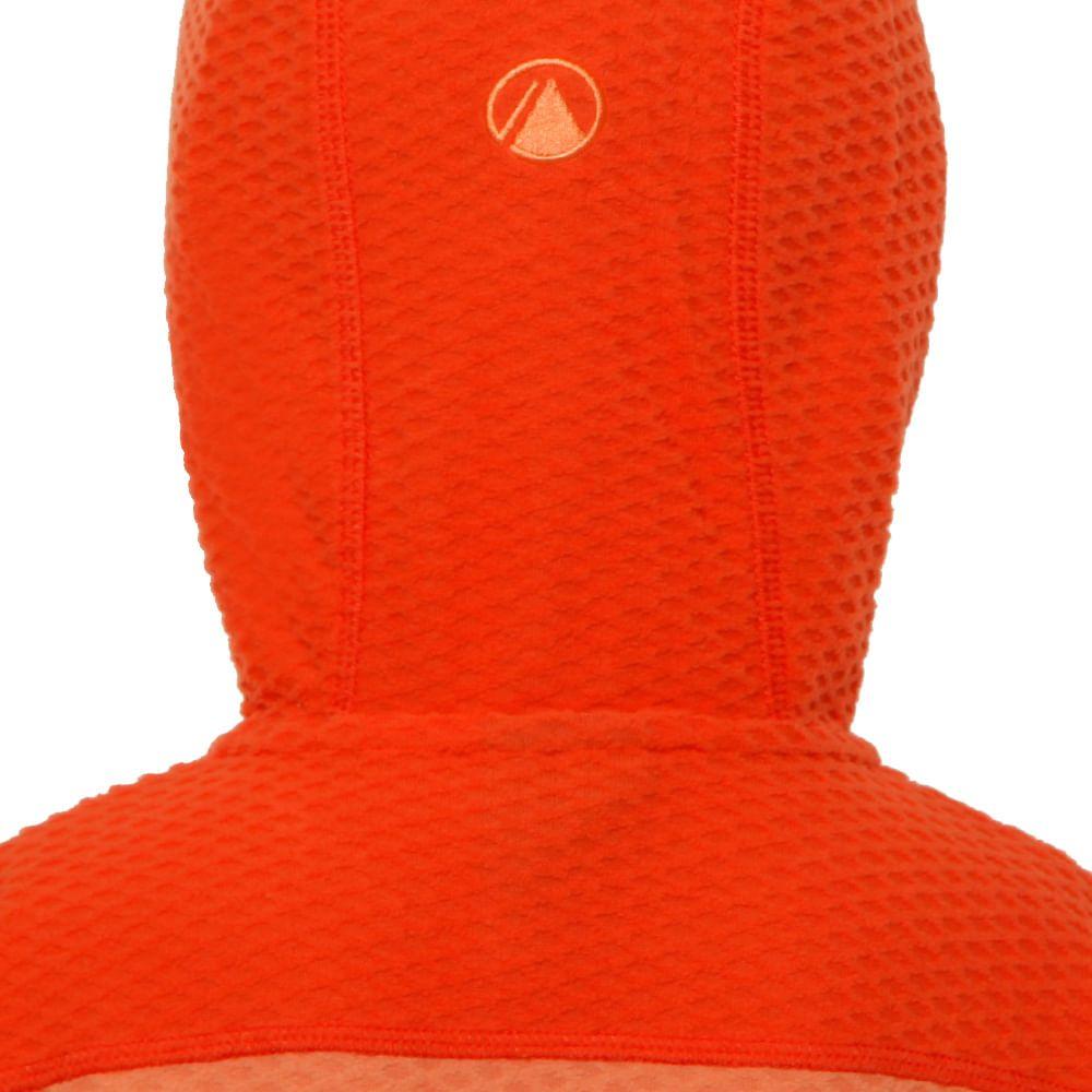 Poleron Niña Saltamontes Nano-F 1/4 Zip Hoody Damasco / Salmon Lippi-2