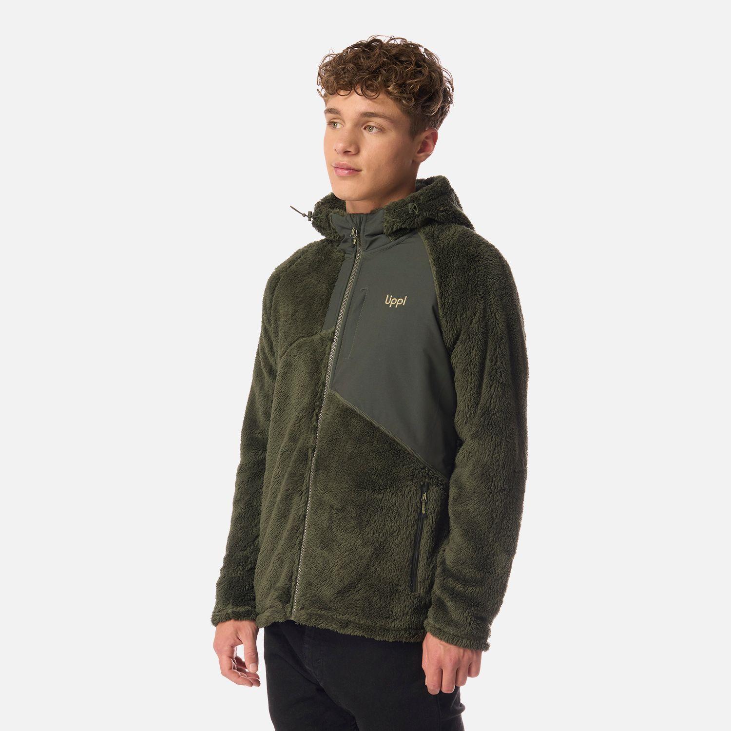 Polar Teen Boy Bear Shaggy-Pro Hoody Jacket Verde Militar Lippi I26-1