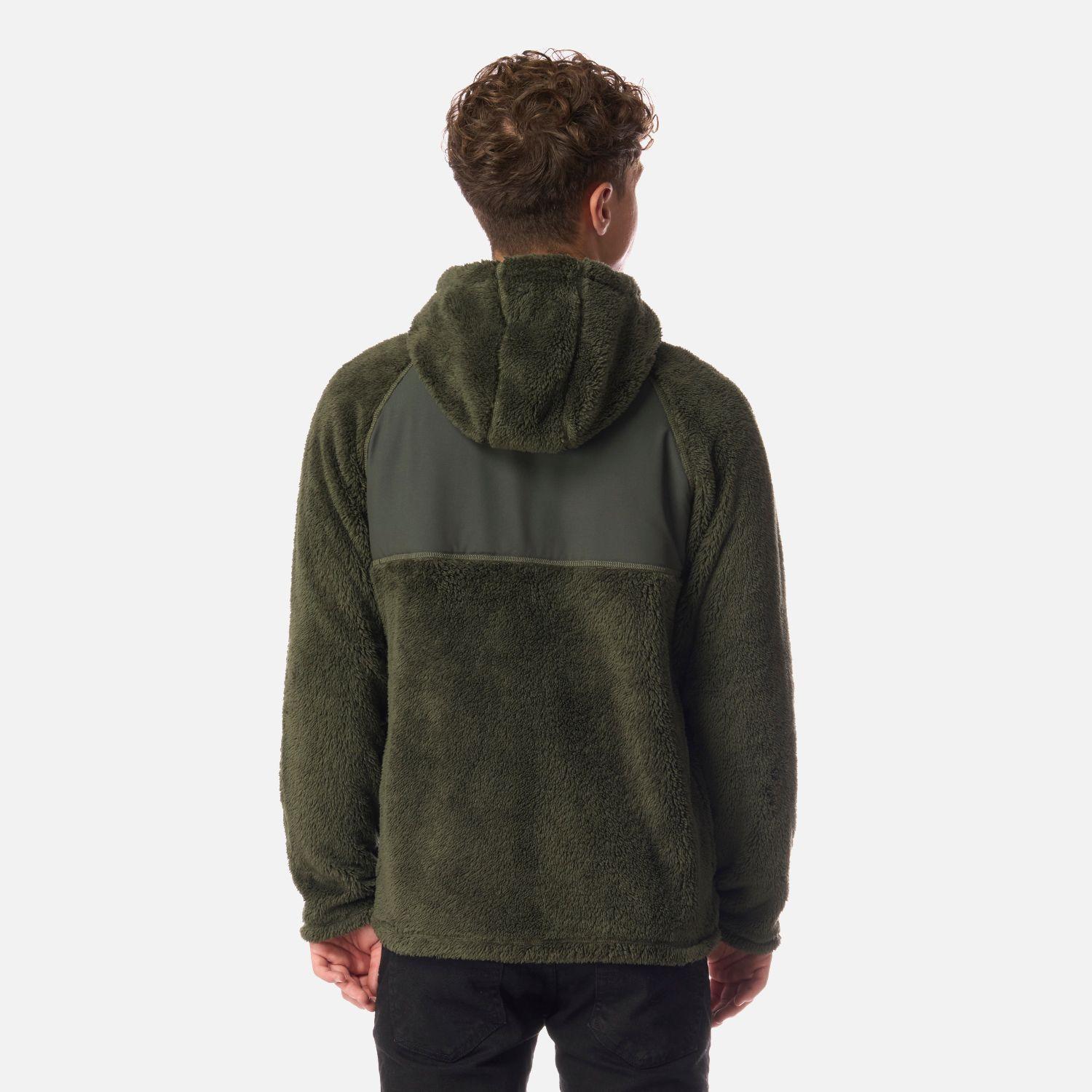 Polar Teen Boy Bear Shaggy-Pro Hoody Jacket Verde Militar Lippi I26-2