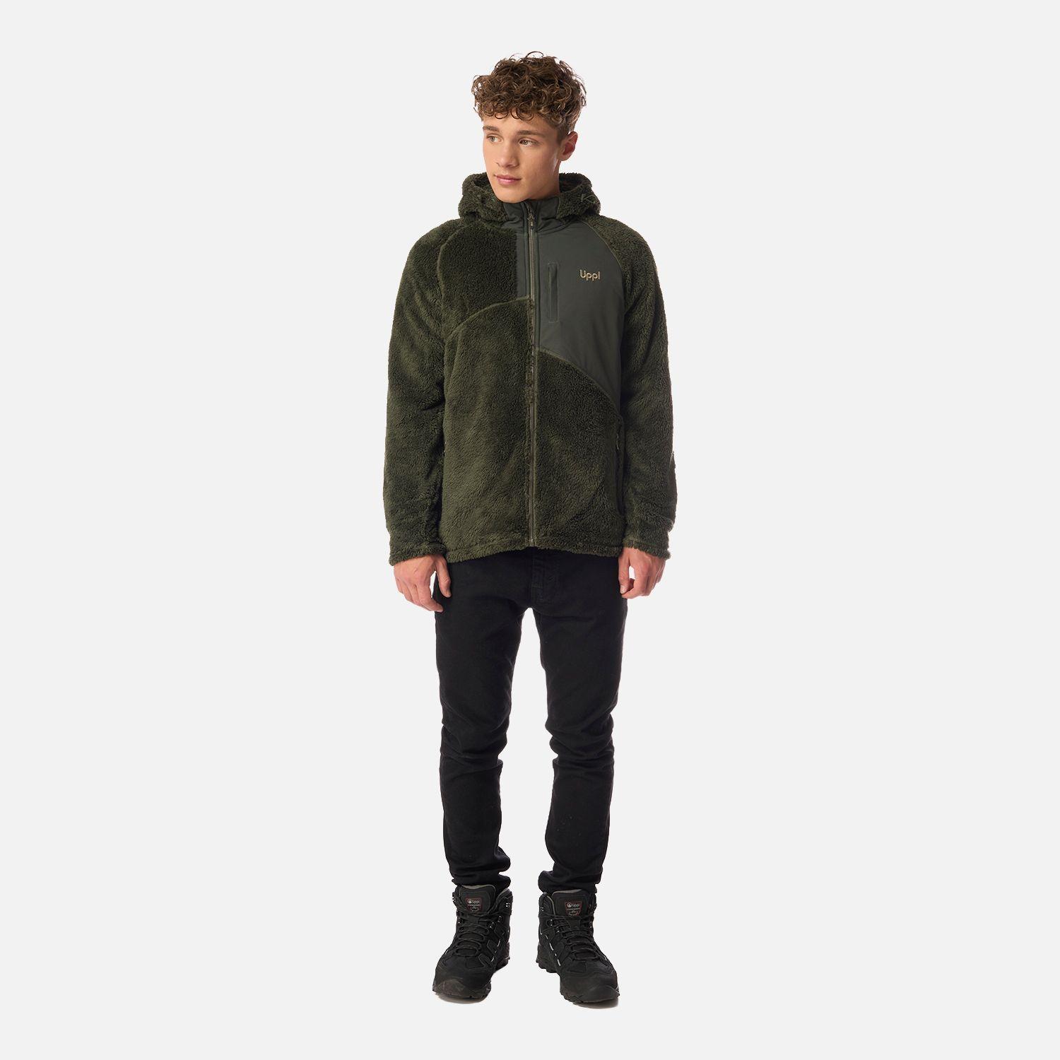 Polar Teen Boy Bear Shaggy-Pro Hoody Jacket Verde Militar Lippi I26-5