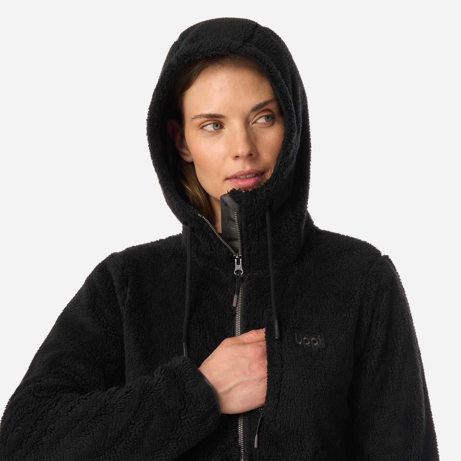 Polar Mujer Bear Shaggy-Pro Hoody Jacket Negro Lippi I26-3