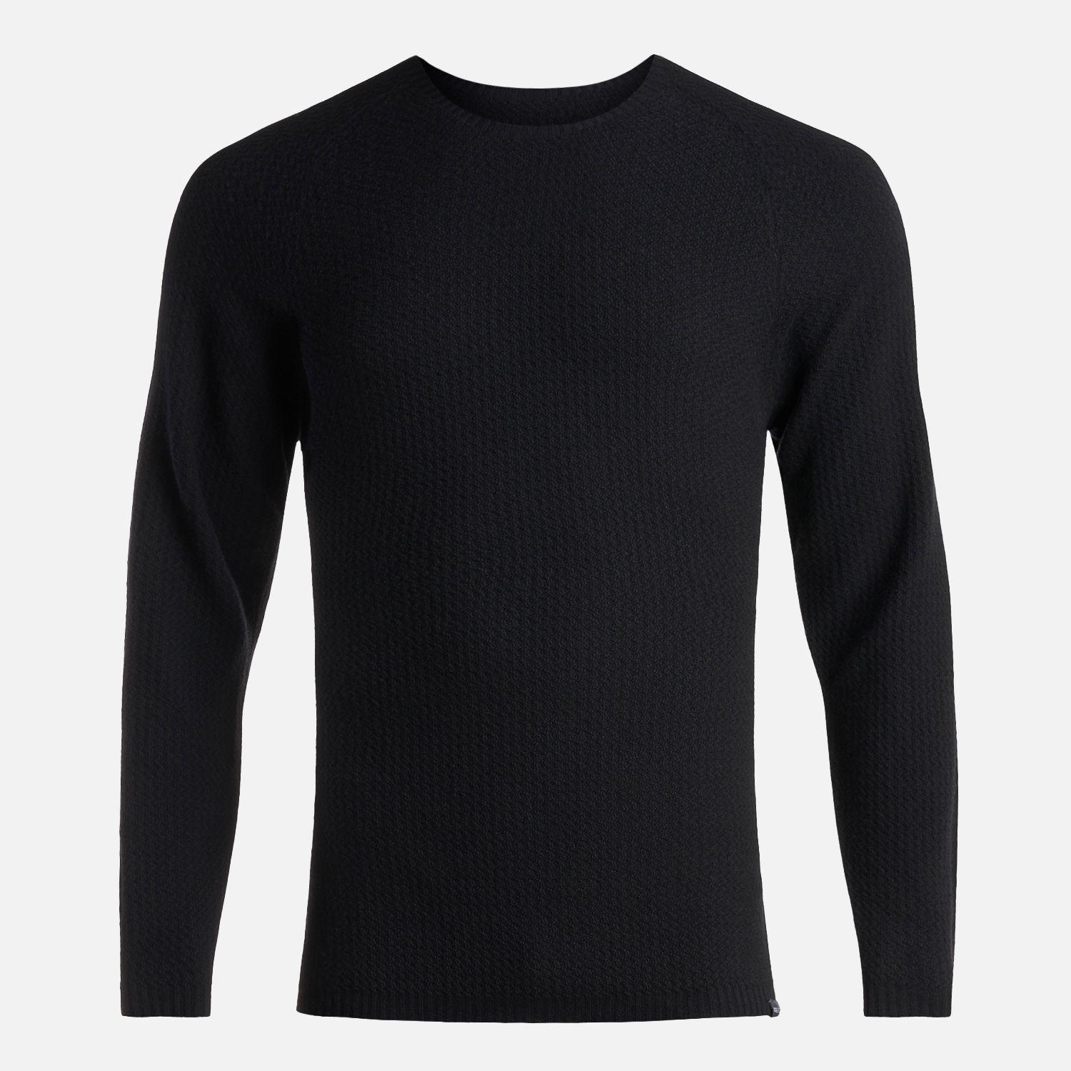 Primera Capa Hombre Skintec Merino Top Negro Lippi V26-6