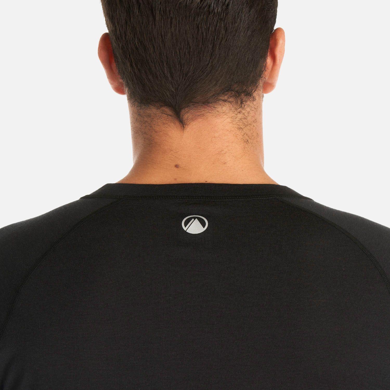 Primera Capa Hombre Skintec Merino Top Negro Lippi V26-5