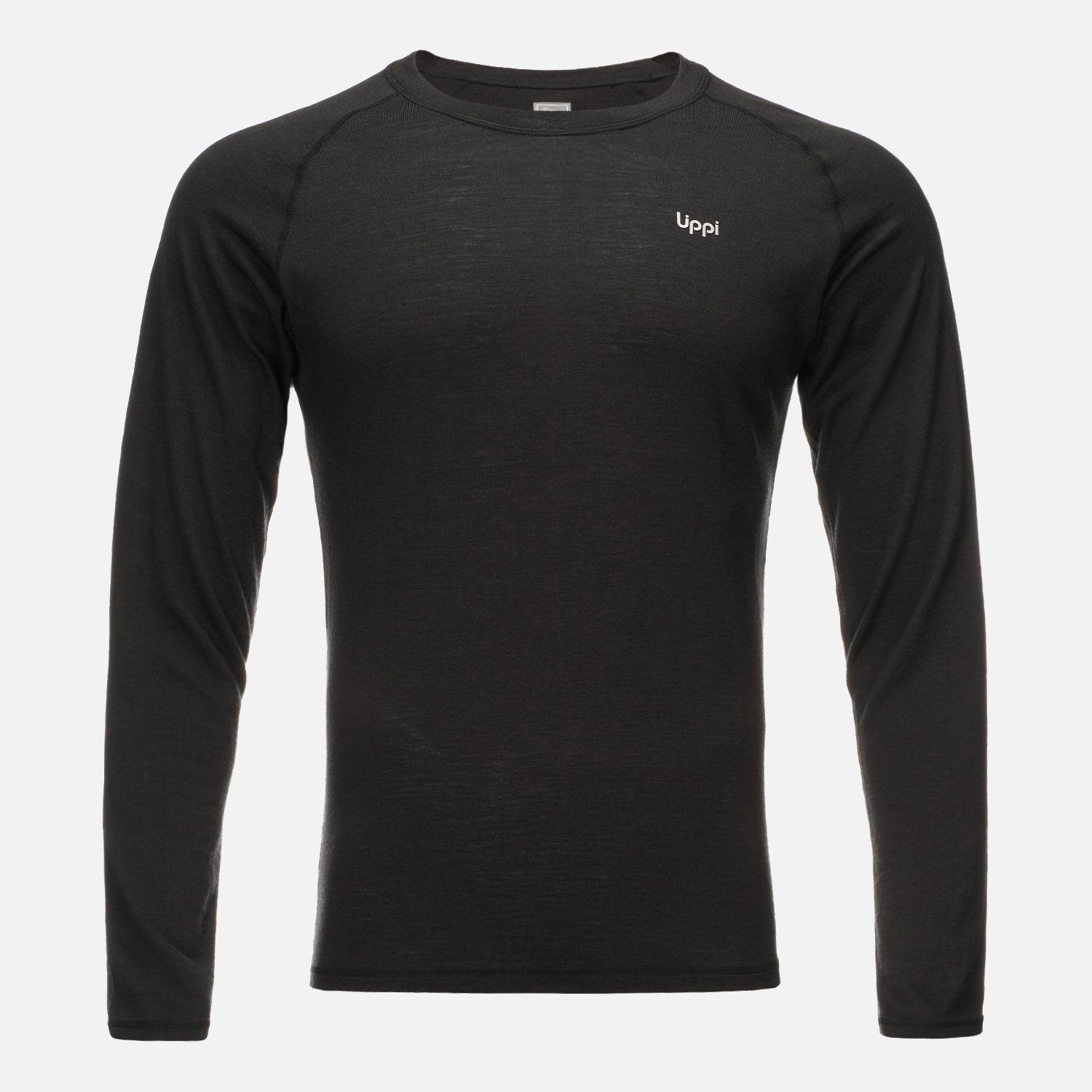 Primera Capa Hombre Skintec Merino Top Negro Lippi V26-8