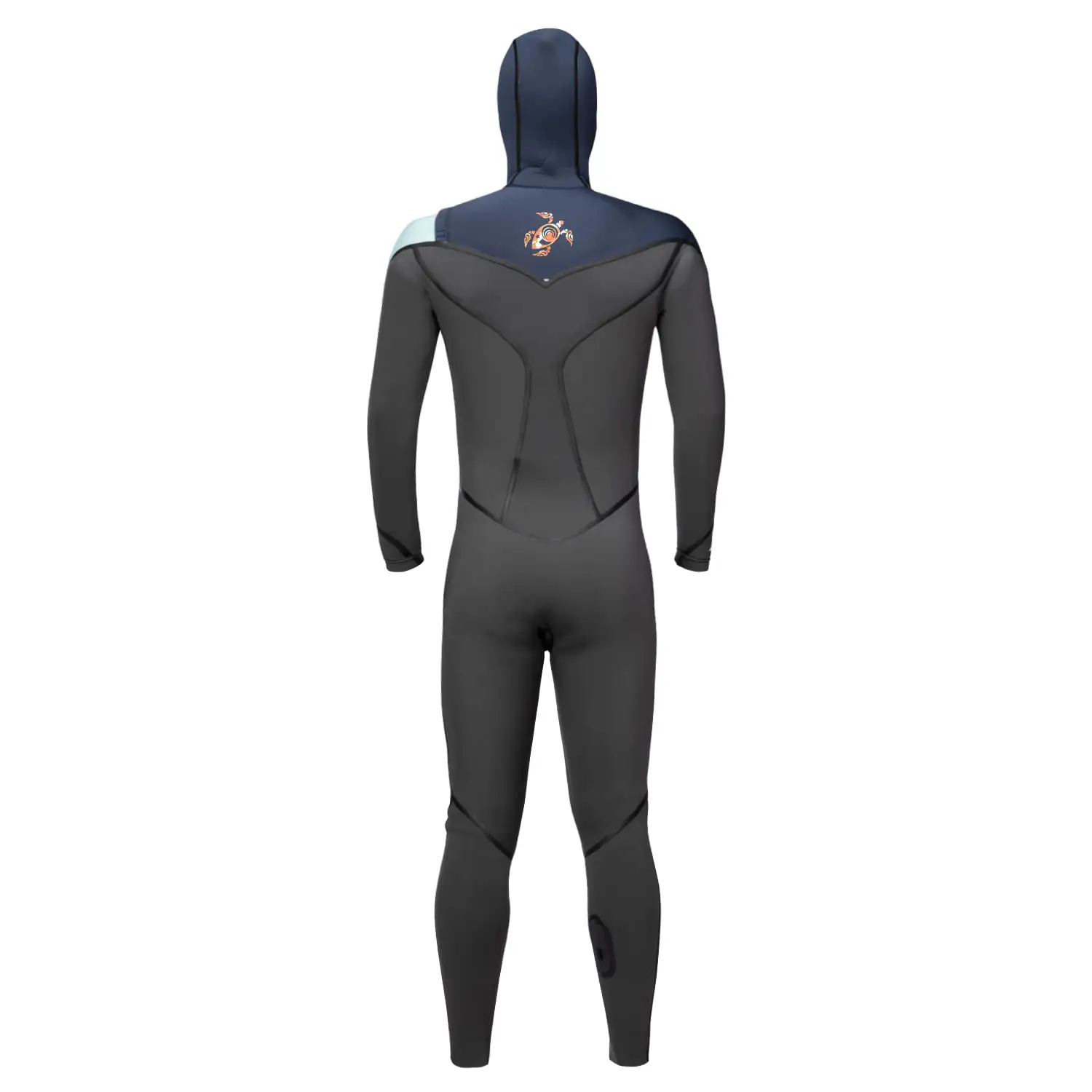 Traje De Surf Hombre Queule 4:3 Negro Haka Honu-1