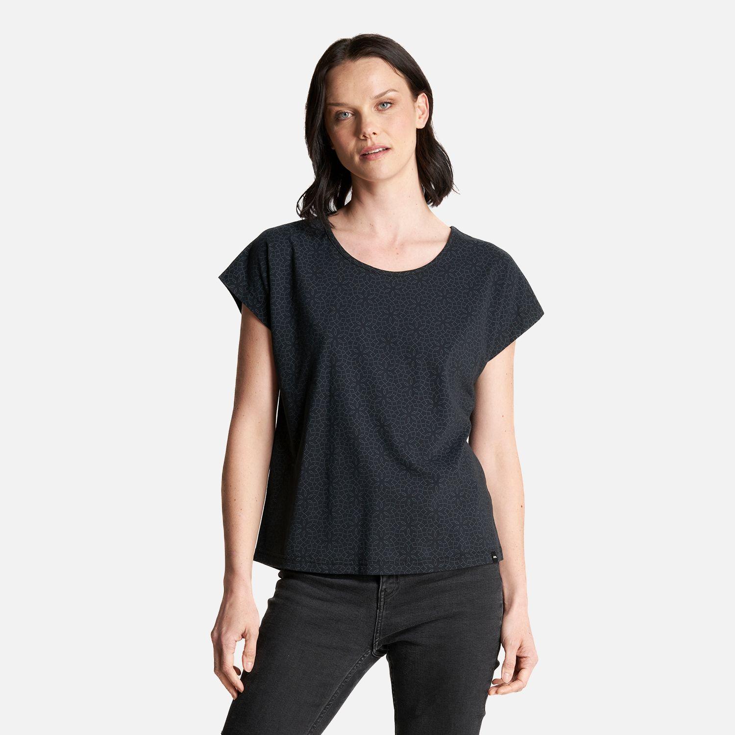 Polera Mujer Essential UV-Stop T-Shirt Negro Lippi-1
