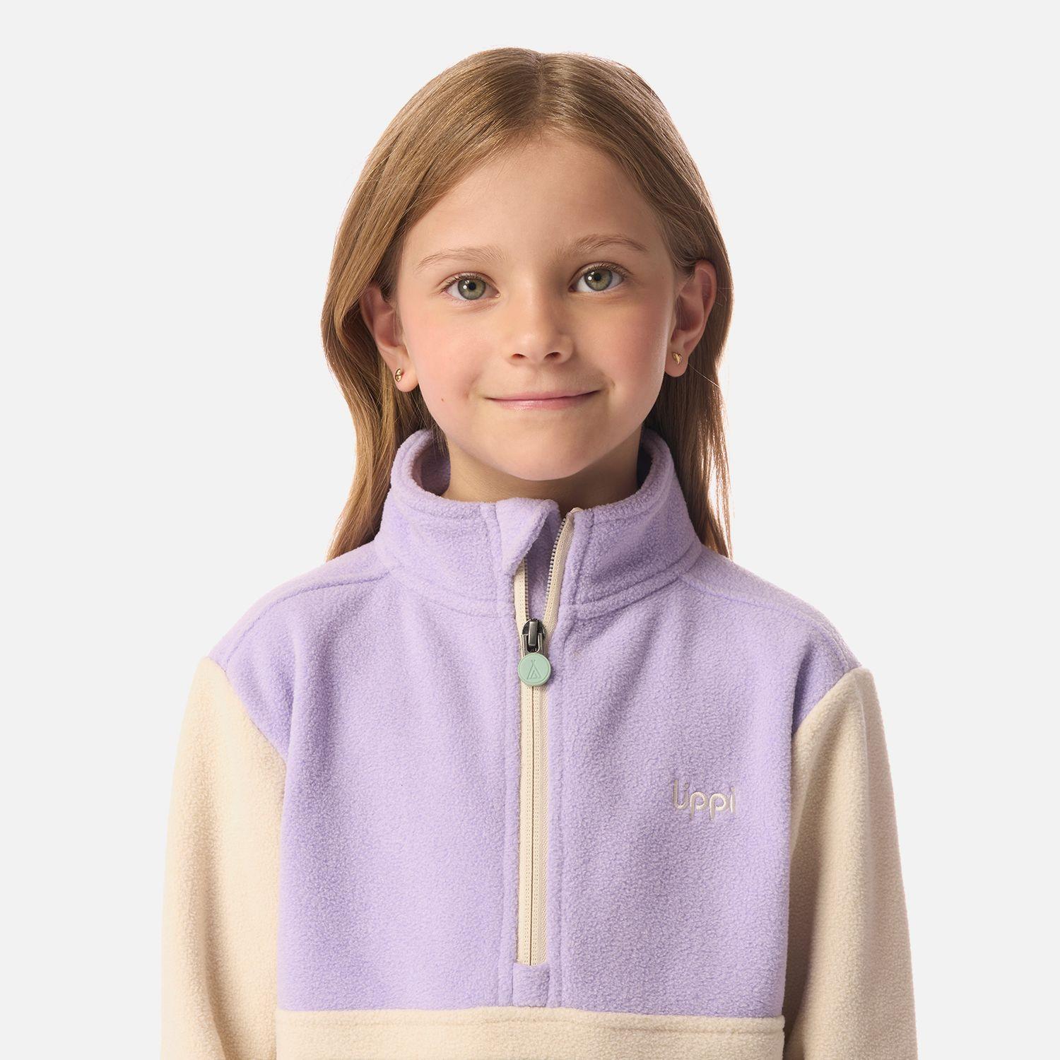 Polar Niña Forest 1/4 Zip Sweatshirt Beige Lippi I26-3