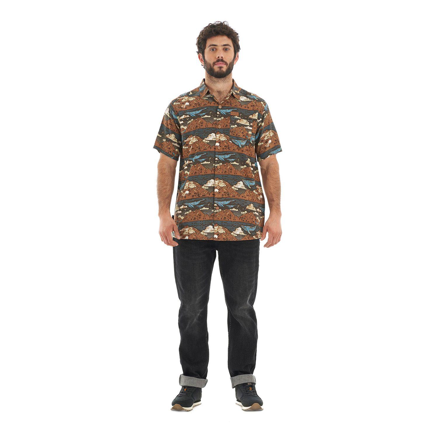Camisa Hombre Anameizon Cafe Haka Honu V22-7