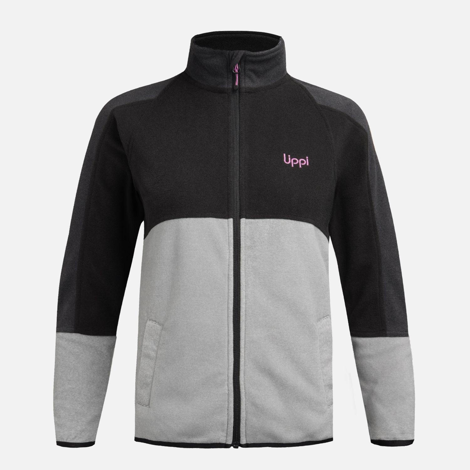 Polar Teen Girl Fireplace Full Zip Sweatshirt Negro Lippi V26-5