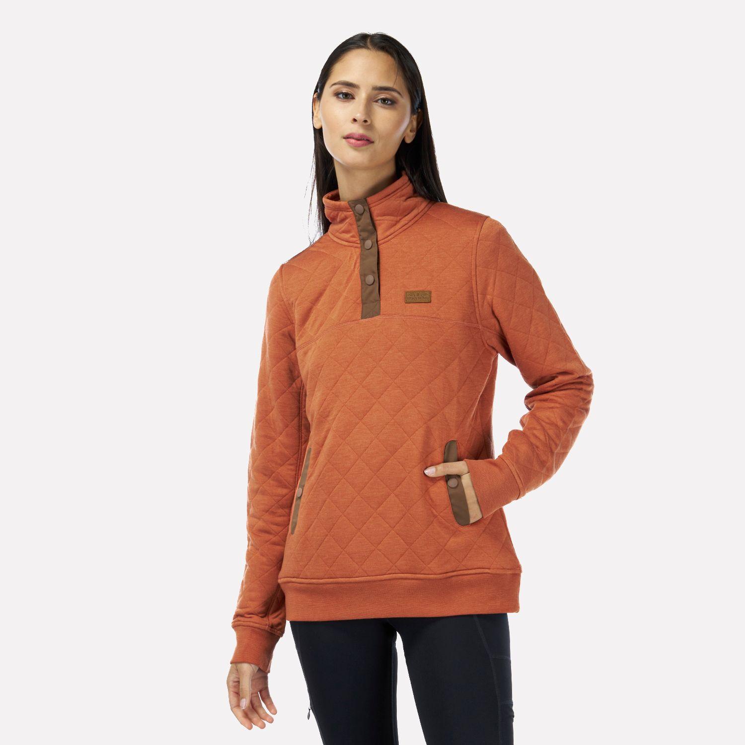 Poleron Mujer Tokerau insulado Damasco Haka Honu-1