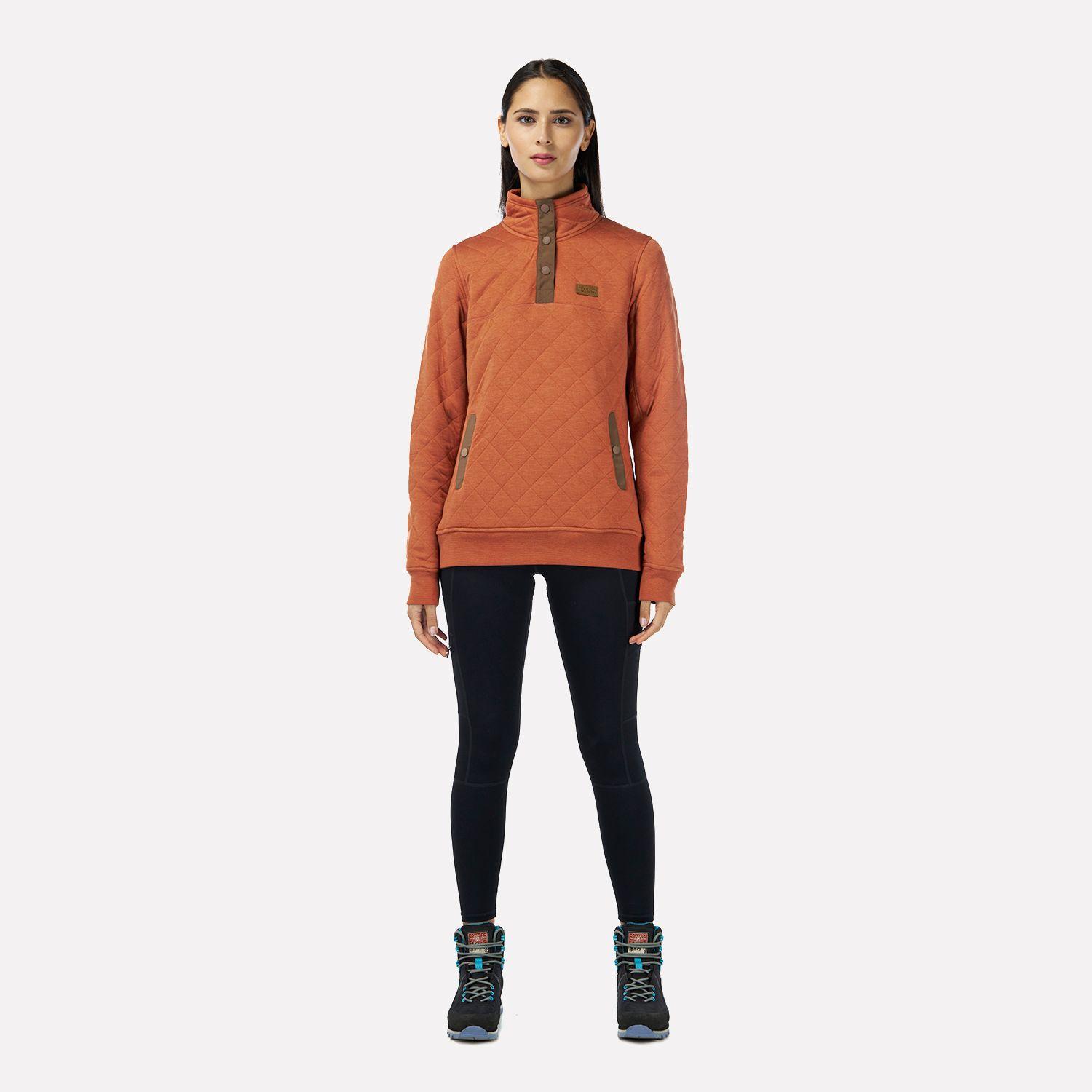 Poleron Mujer Tokerau insulado Damasco Haka Honu-3