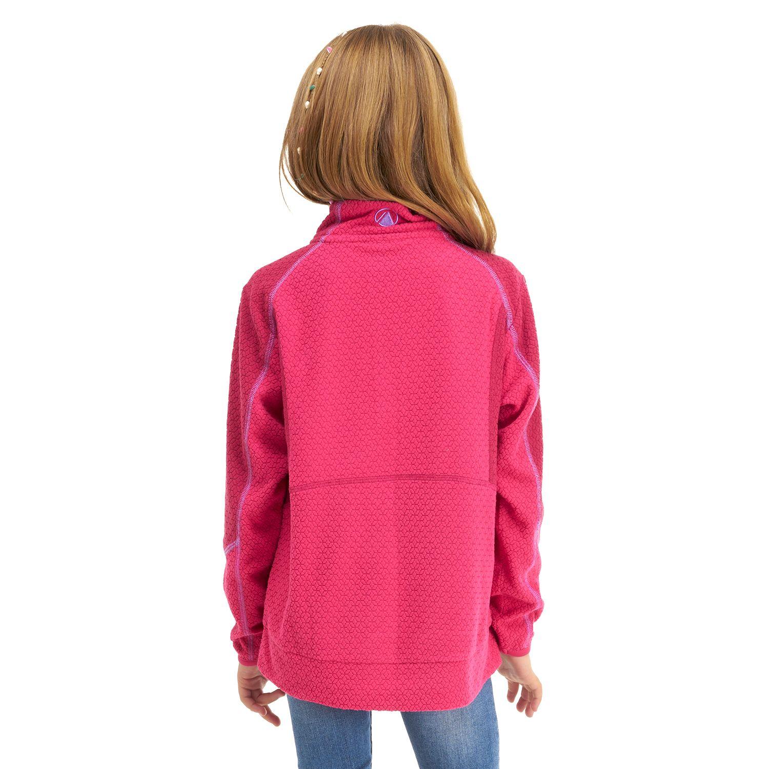 Poleron Niña Saltamontes Nano-F 1/4 Zip Frambuesa Lippi I20-3