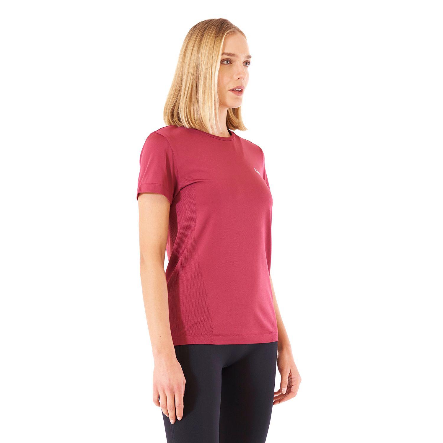 Polera Mujer B Ready Seamless T-Shirt Frambuesa Lippi-2