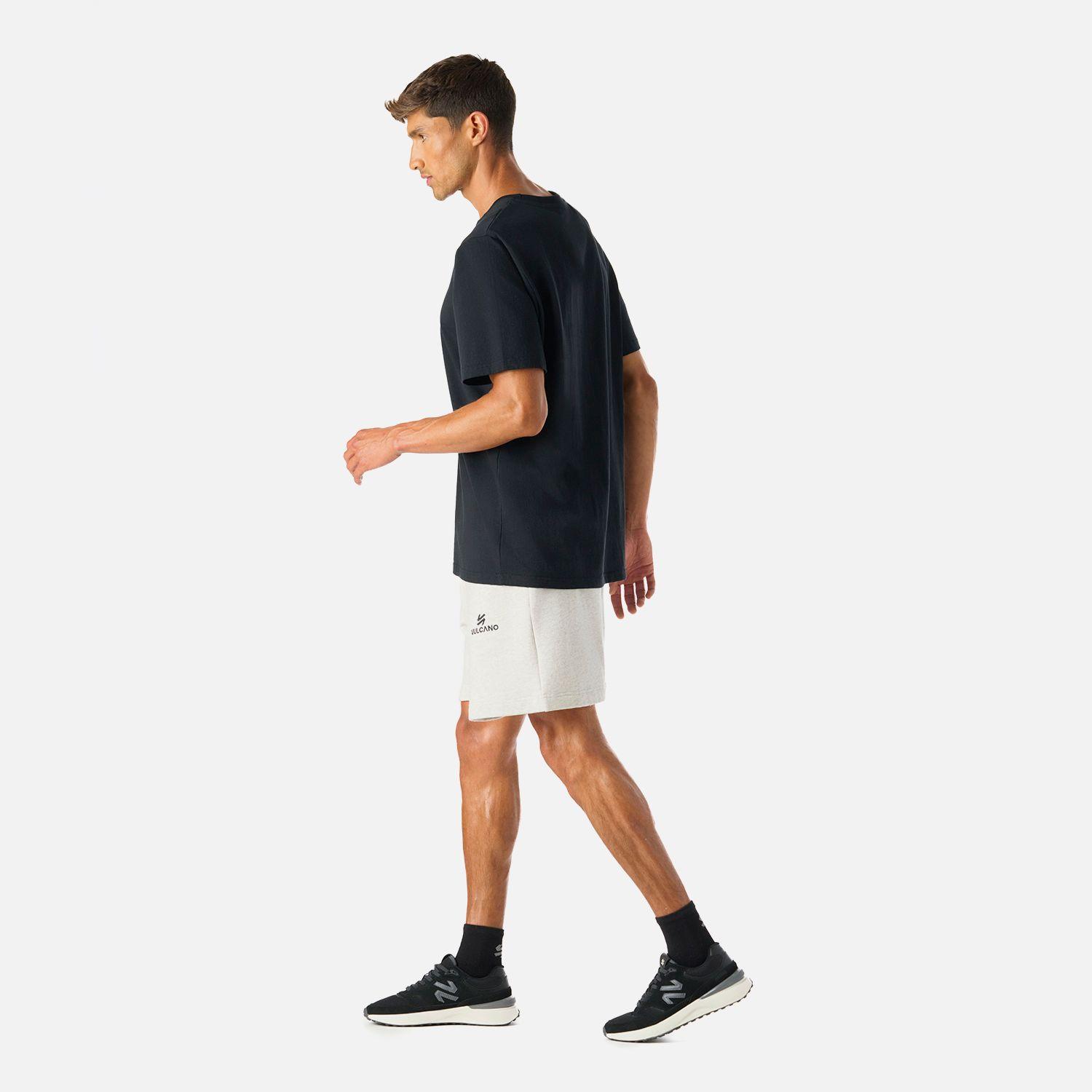 Shorts Hombre Cool Down Shorts Melange Gris Claro Vulcano-2