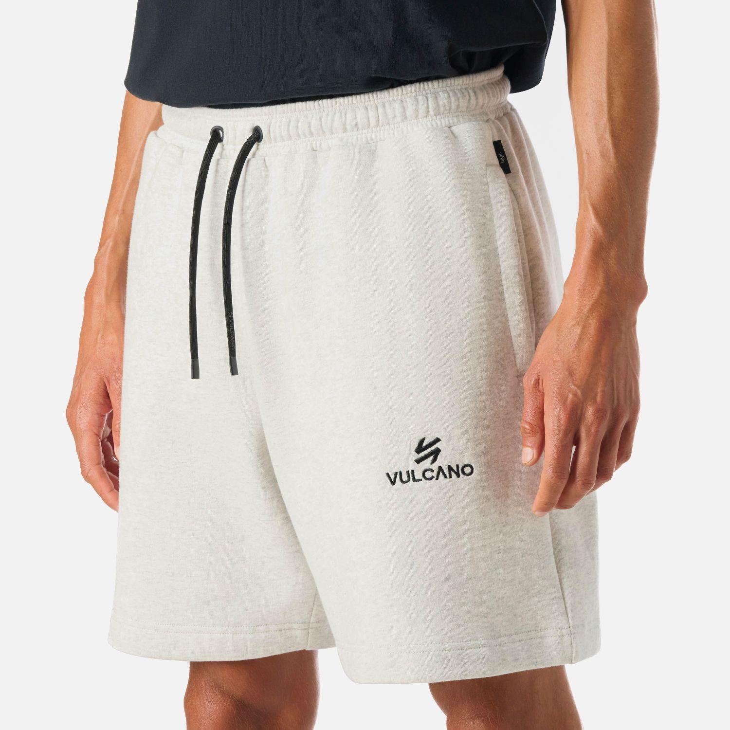 Shorts Hombre Cool Down Shorts Melange Gris Claro Vulcano-4