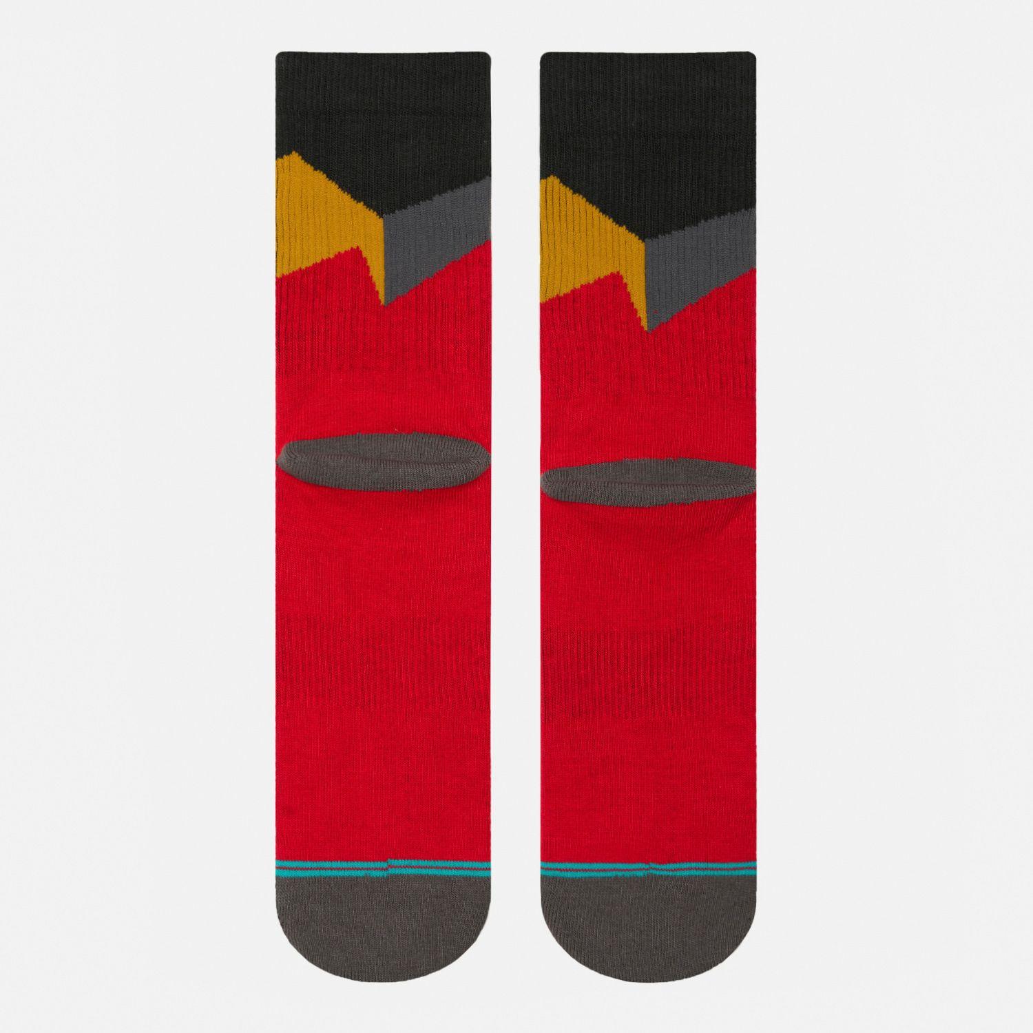 Calcetin Hombre Travel Walk Classic Socks Rojo Lippi-2