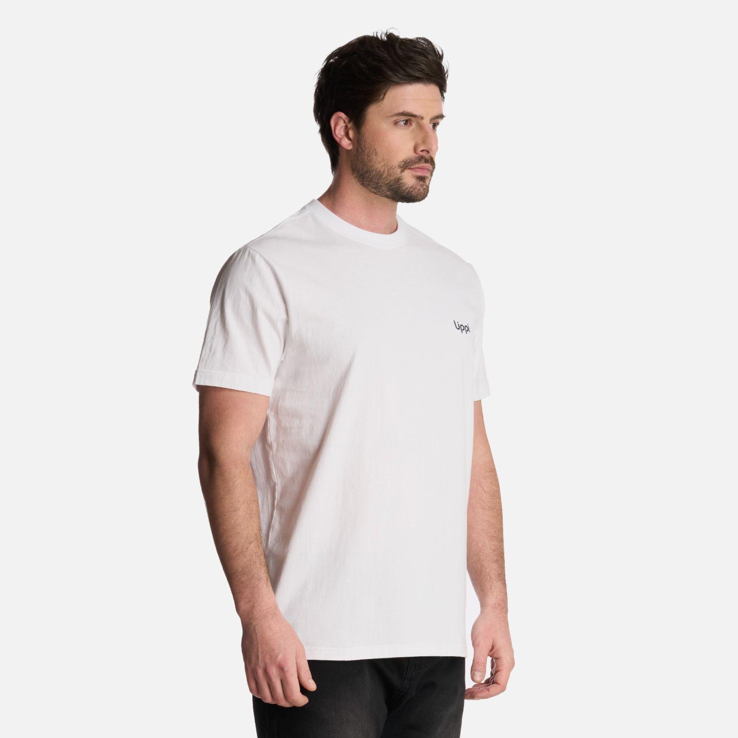 Polera Hombre Ulmo T-Shirt Blanco Lippi-1