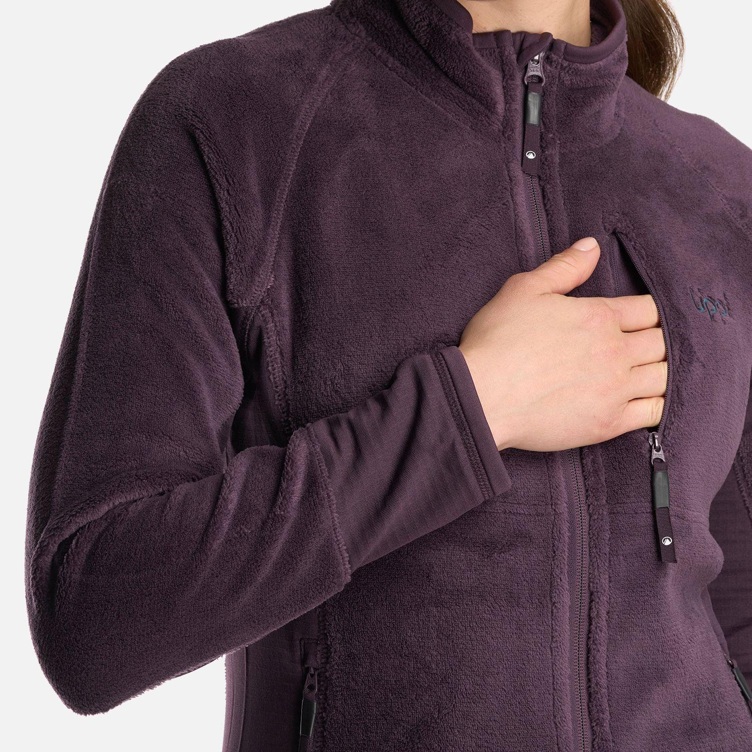 Chaqueta Mujer Numan Shaggy-Pro Jacket Morado Oscuro Lippi-5