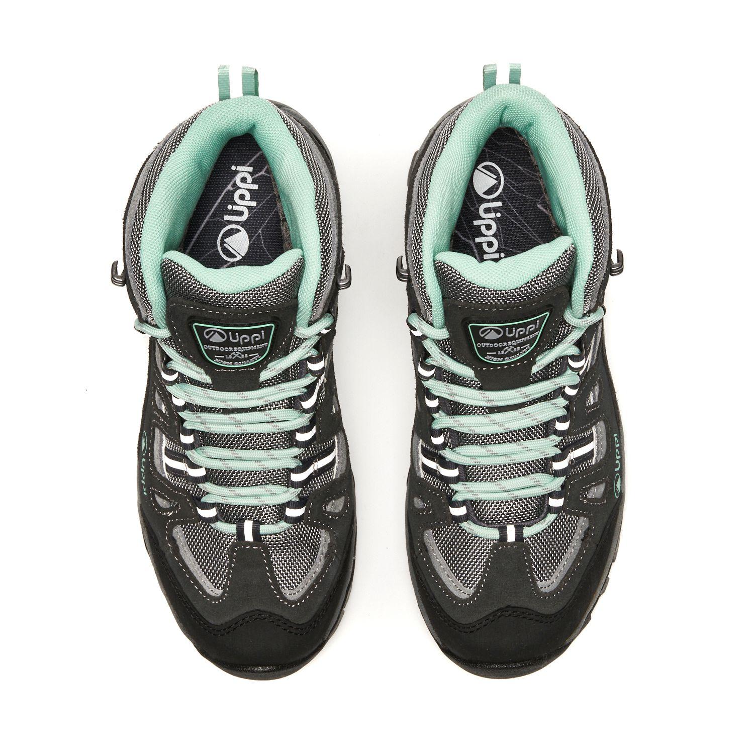 Botín Mujer Puelo Cs Hi Gris / Verde Agua Lippi I25-5
