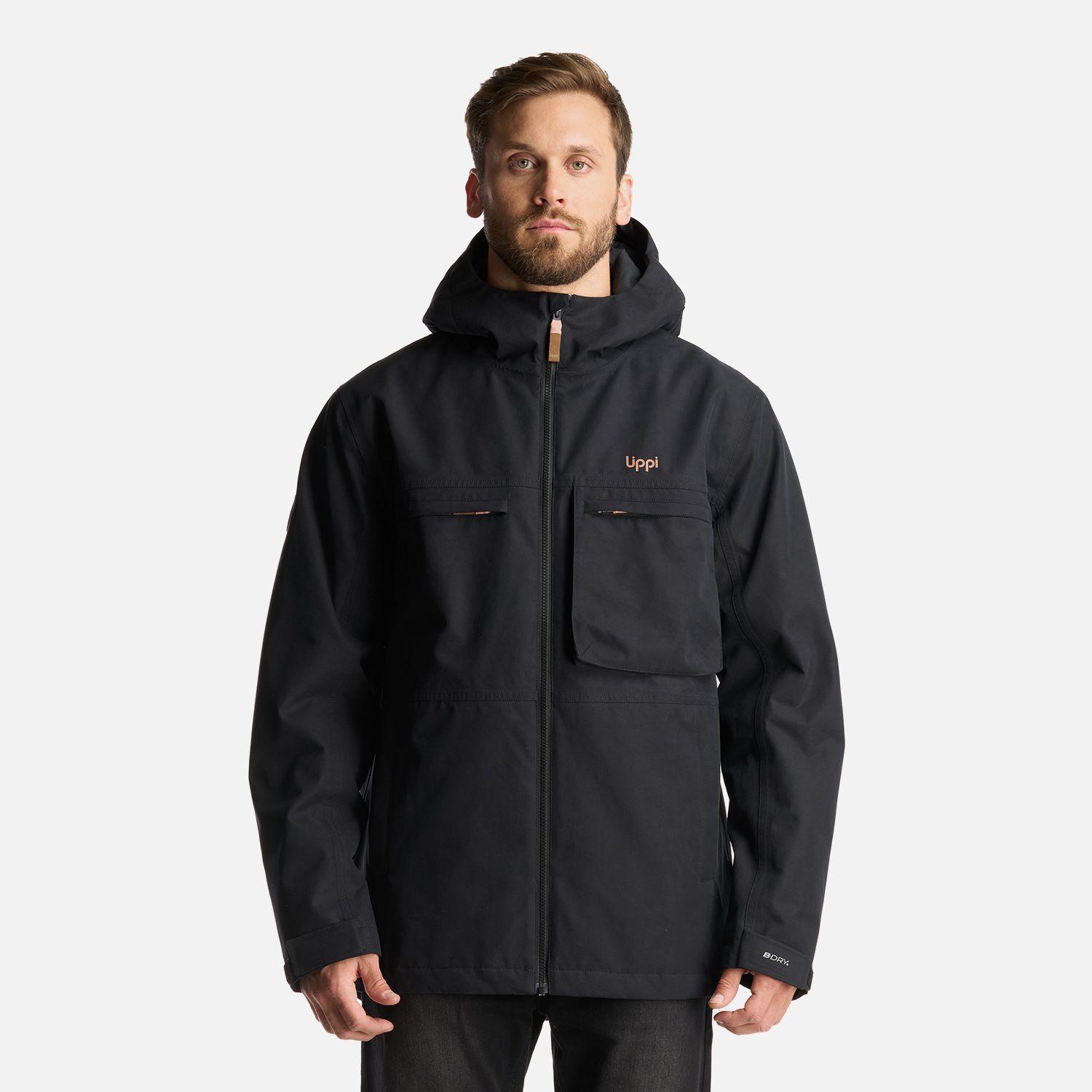 Chaqueta Hombre Citizen Warm B-Dry Hoody Jacket Negro Lippi I24-1